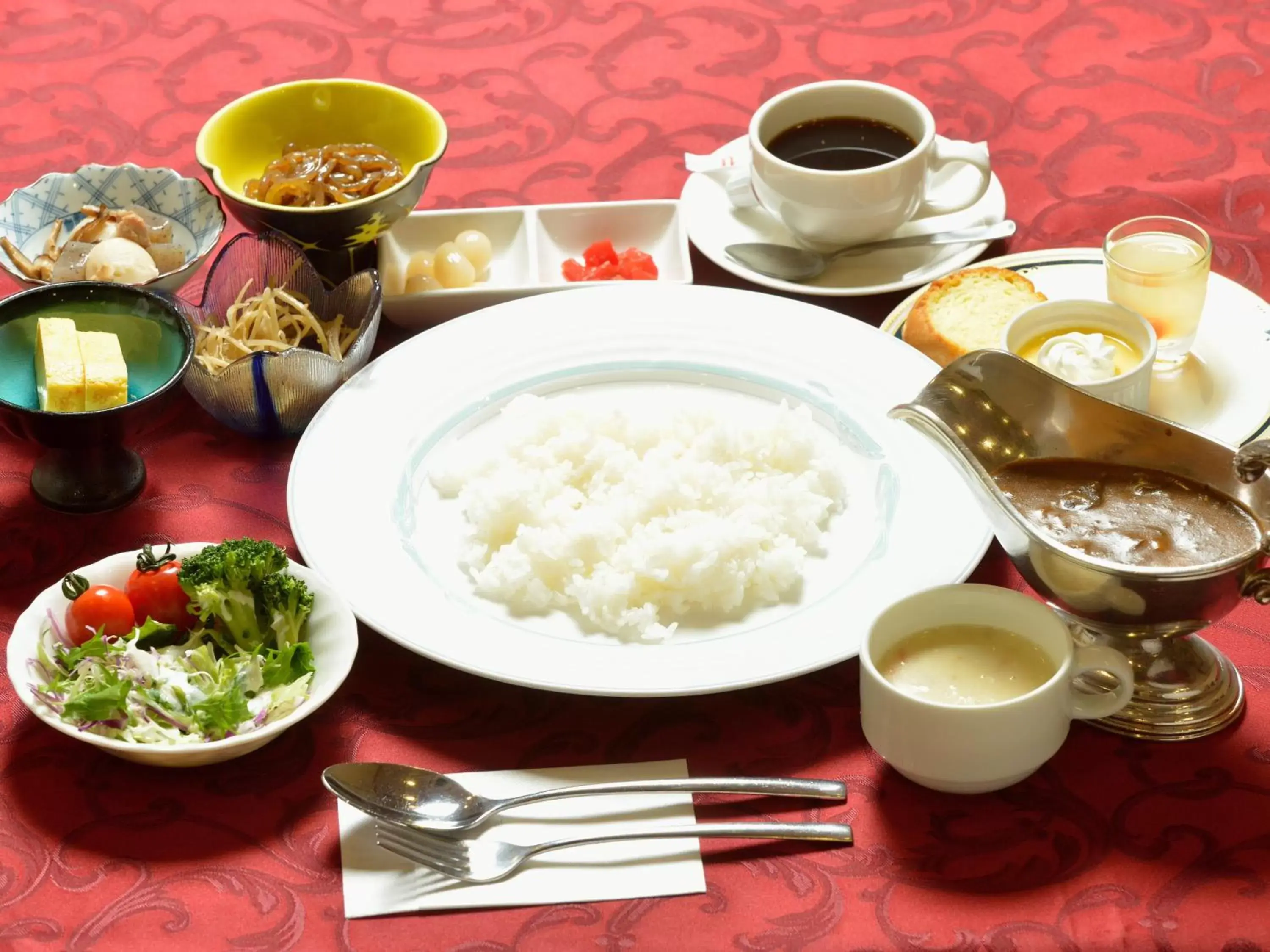 Lunch in Ark Hotel Royal Fukuoka Tenjin -ROUTE INN HOTELS-