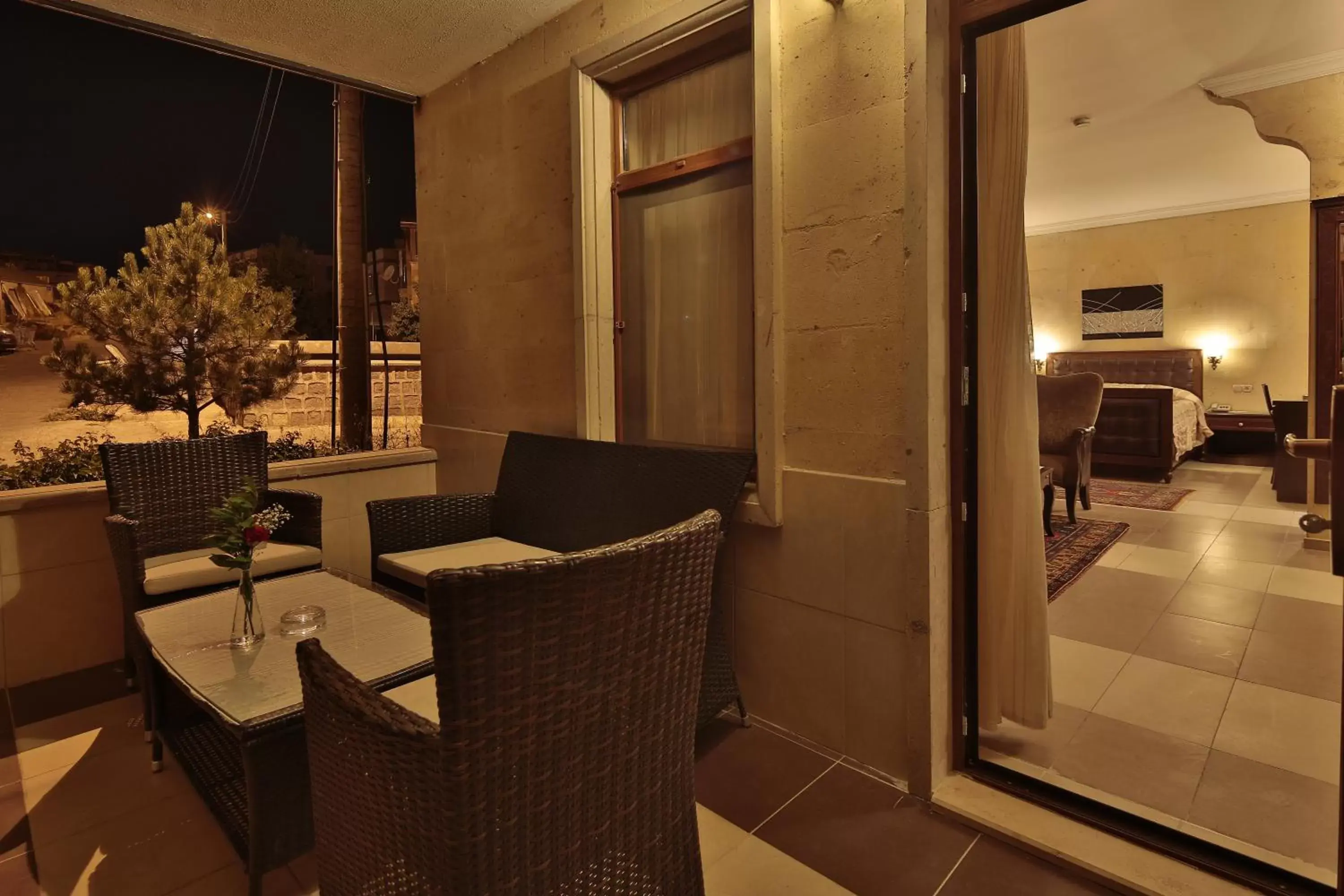 Balcony/Terrace, Seating Area in Royal Stone Houses - Goreme