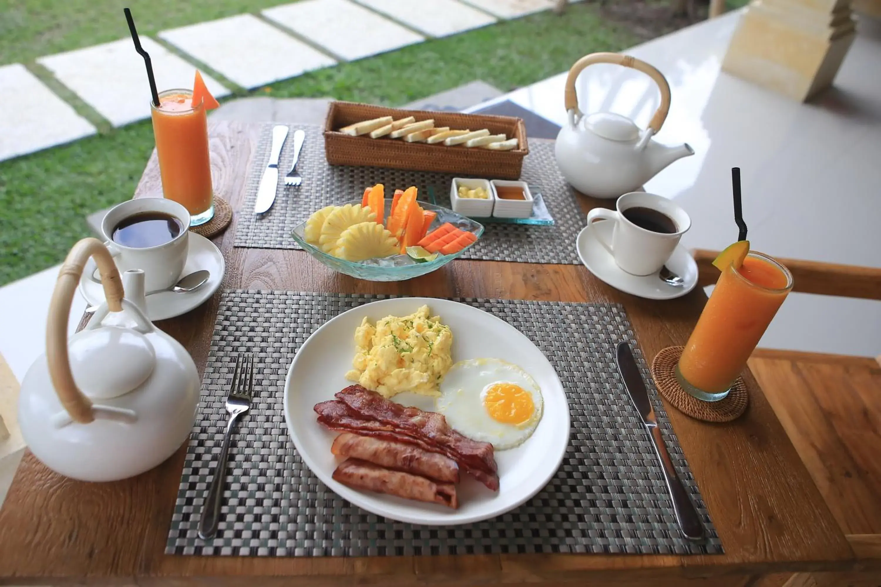 Food close-up, Breakfast in Masia Villa