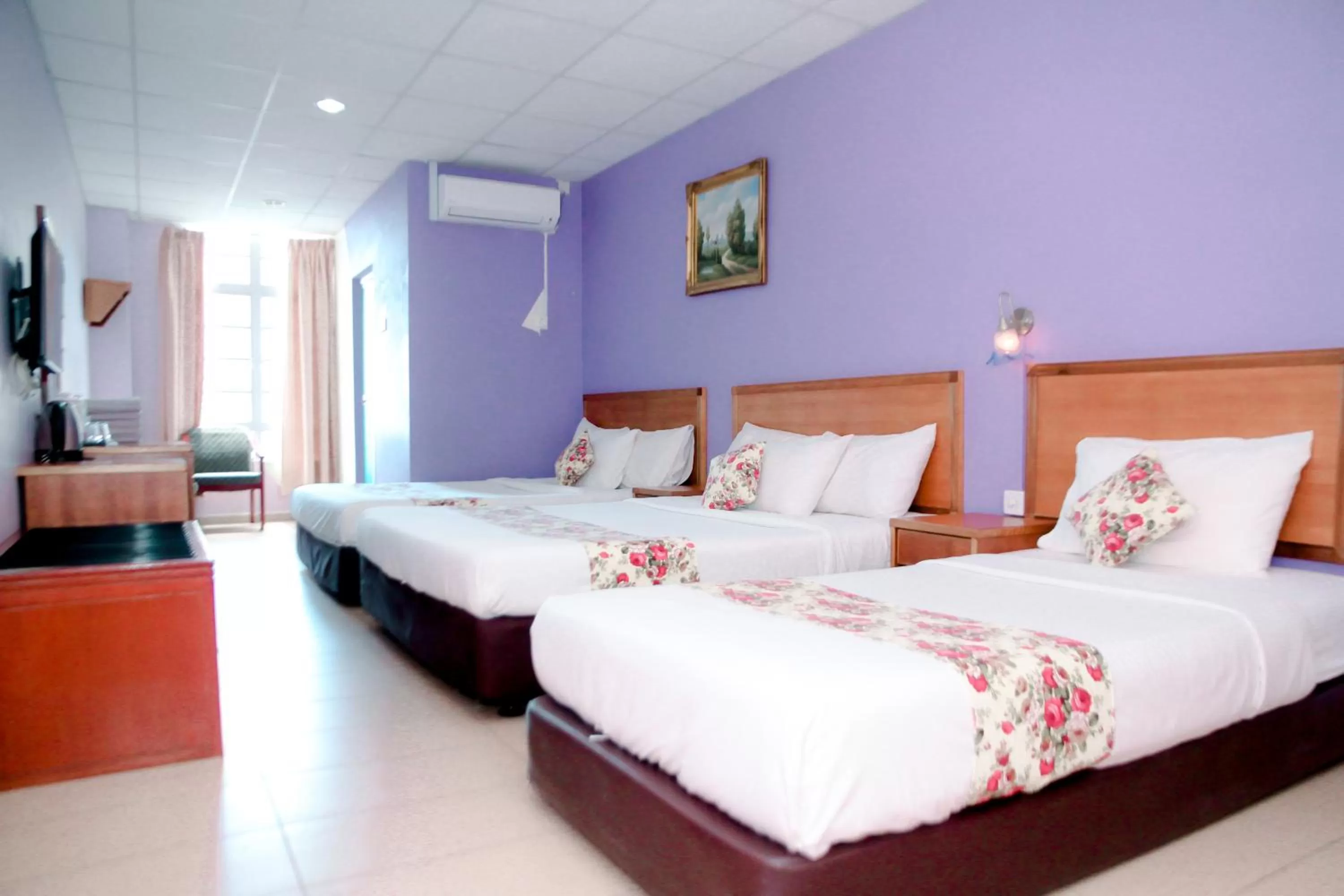 Bed in HOTEL D VIEW MERSING