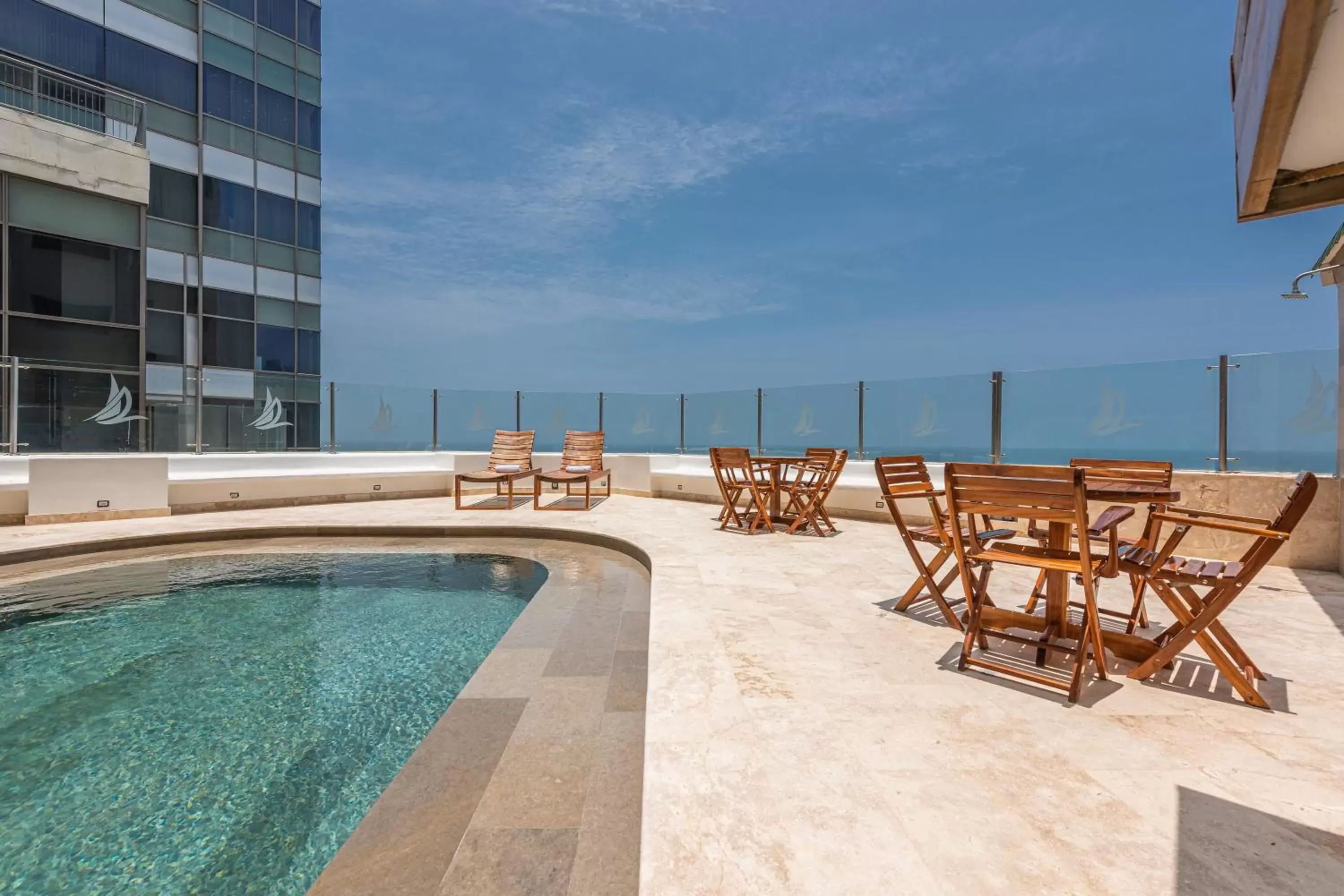 Swimming pool in Hotel Regatta Cartagena