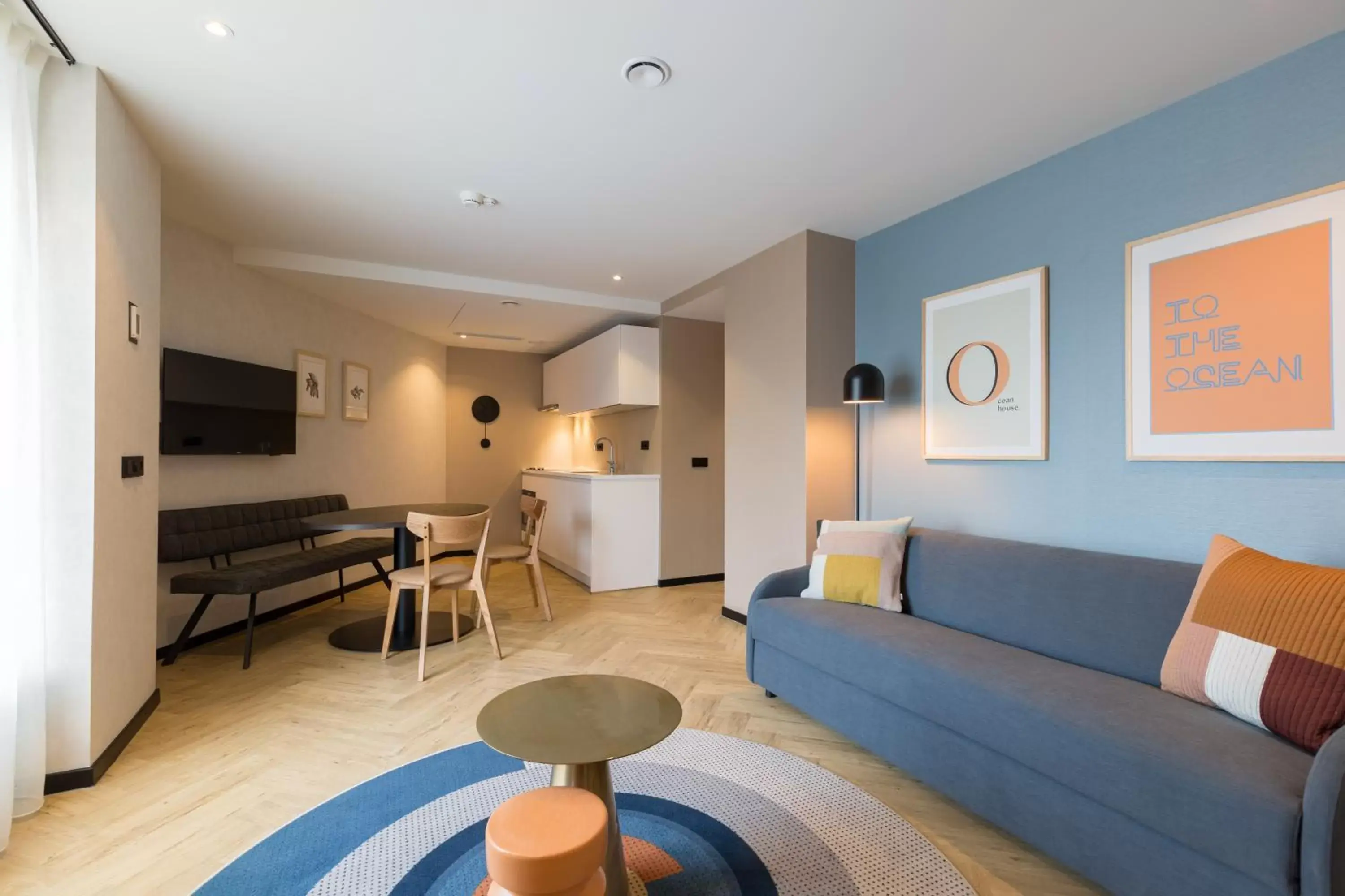 Living room, Seating Area in Ocean House Scheveningen