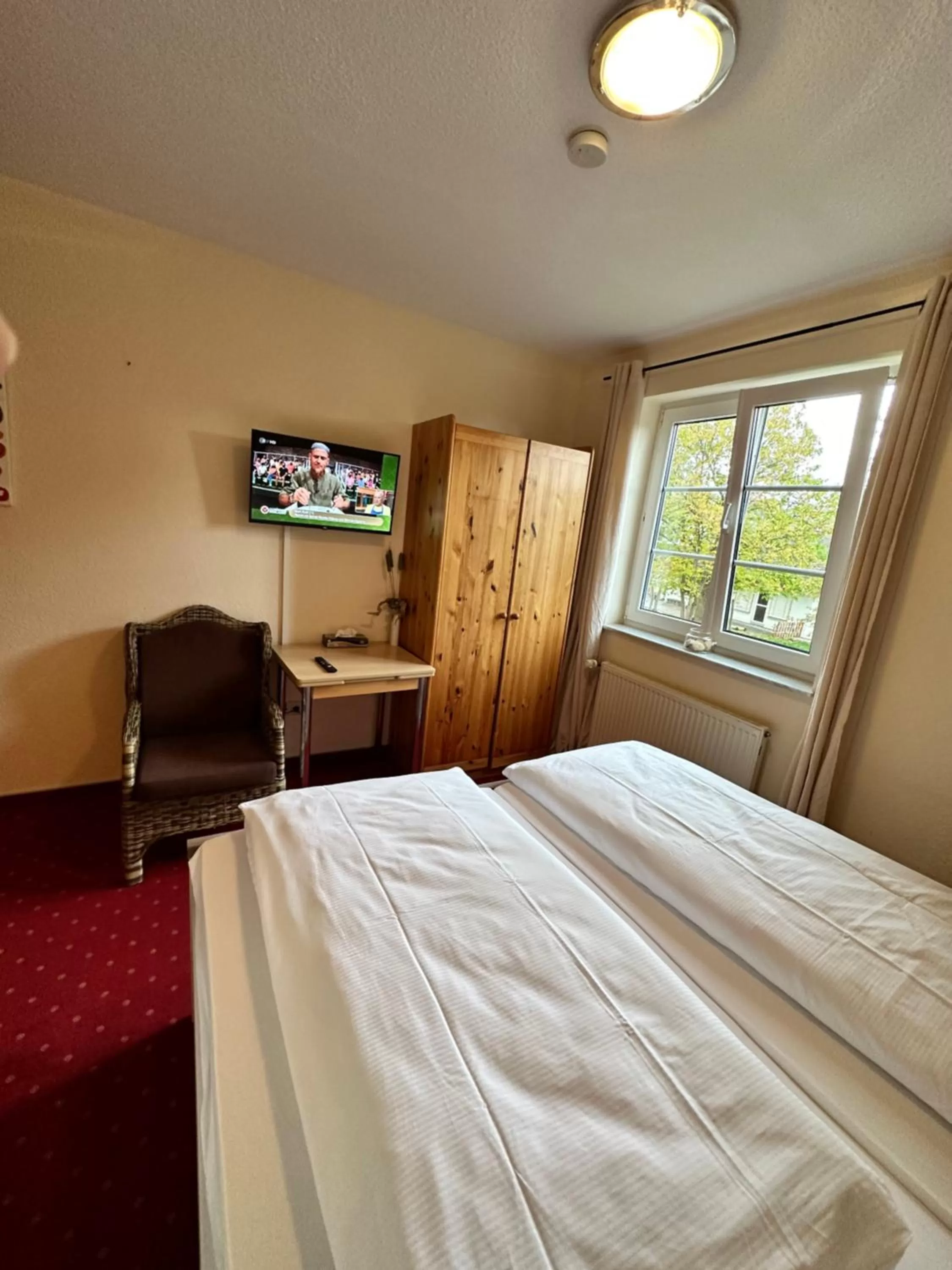 Bed in Hotel Rosengarten