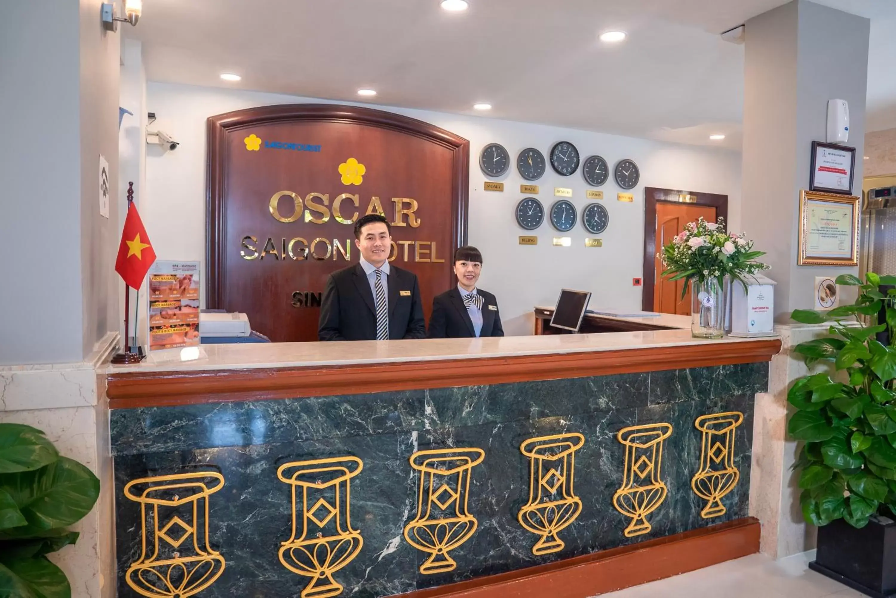 Lobby or reception, Lobby/Reception in Oscar Saigon Hotel