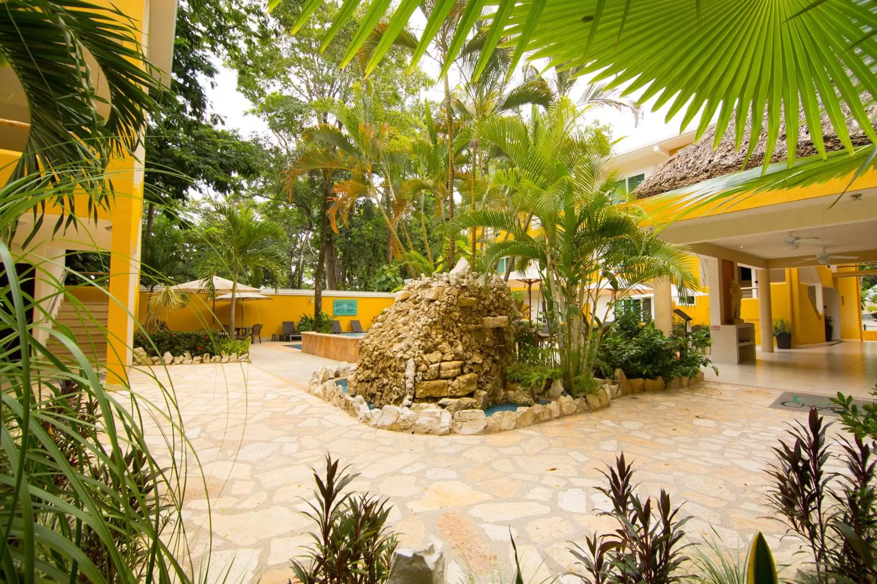 Garden in Hotel Chablis Palenque