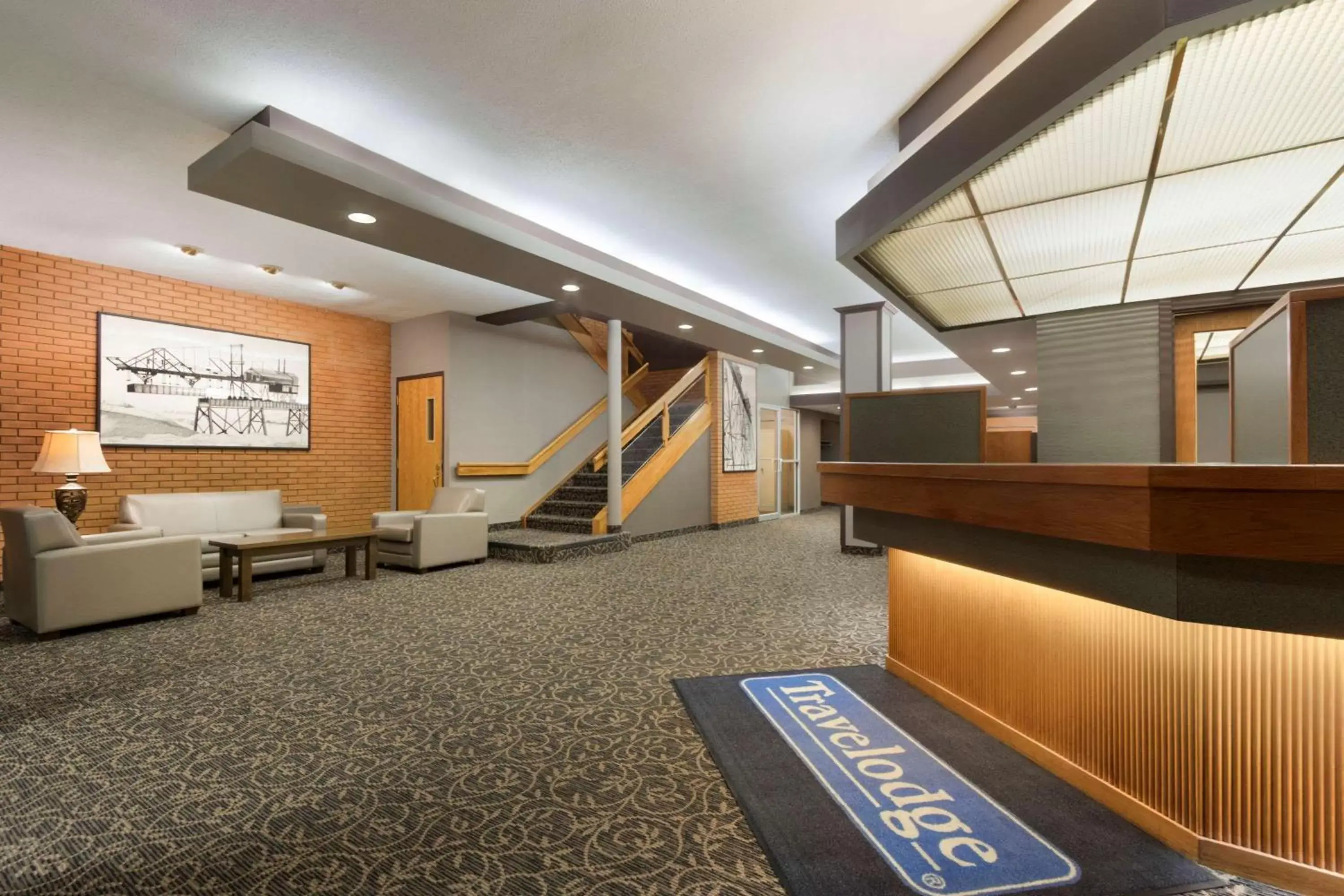 Lobby or reception in Travelodge by Wyndham Lethbridge Lobby or reception in Travelodge by Wyndham Lethbridge