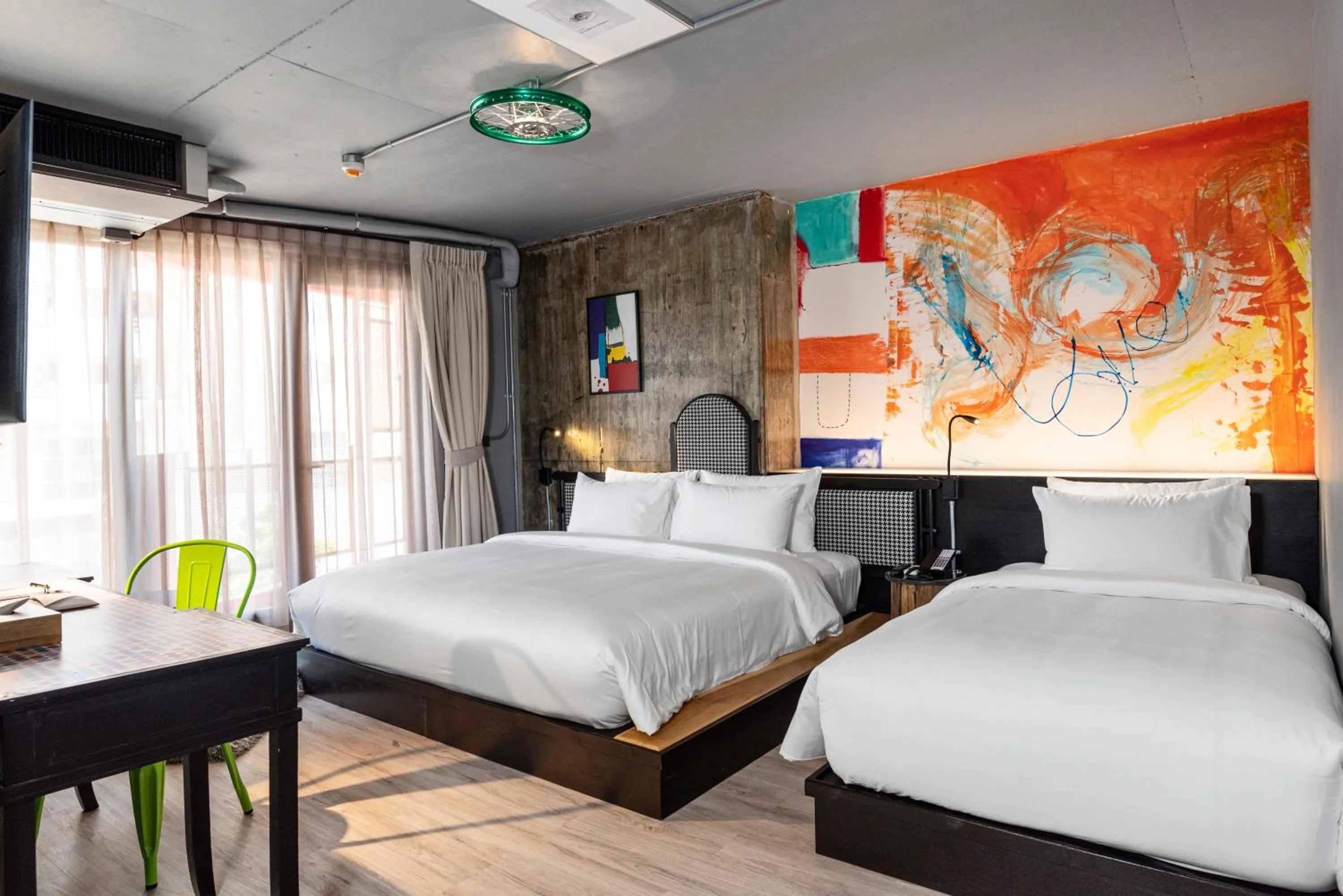 Bed in MeStyle Museum Hotel