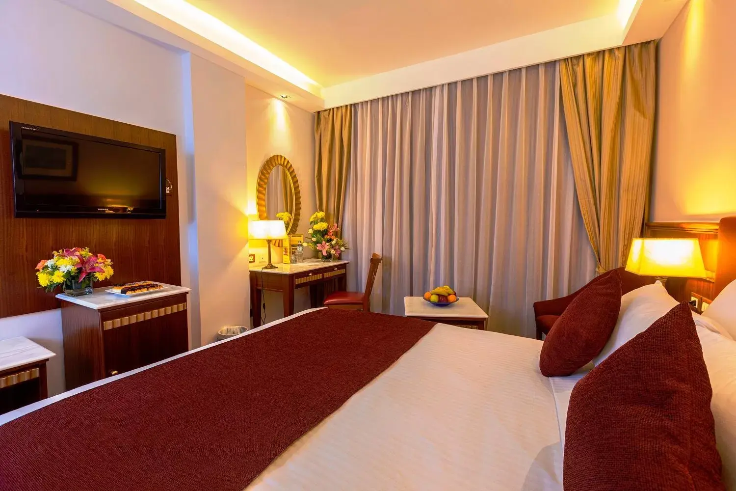 TV and multimedia, Bed in Golden Tulip Hotel Flamenco Cairo