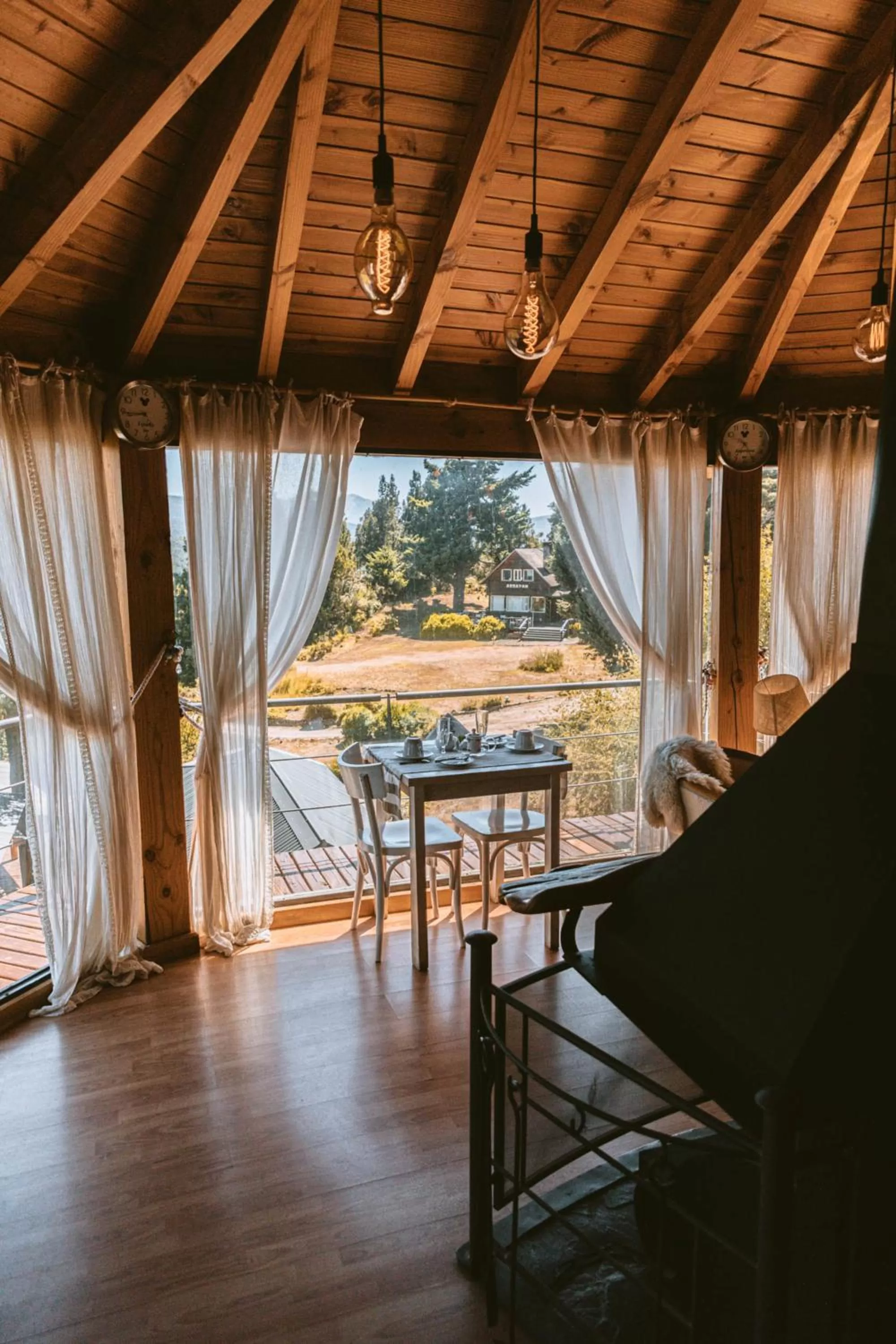 Patio in Arrayan Lake View Mountain Lodge & Casa De Te Arrayan