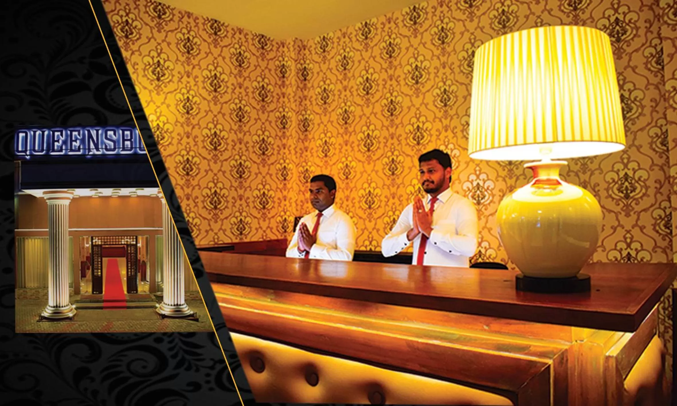 Lobby or reception in The Queensburry City Hotel