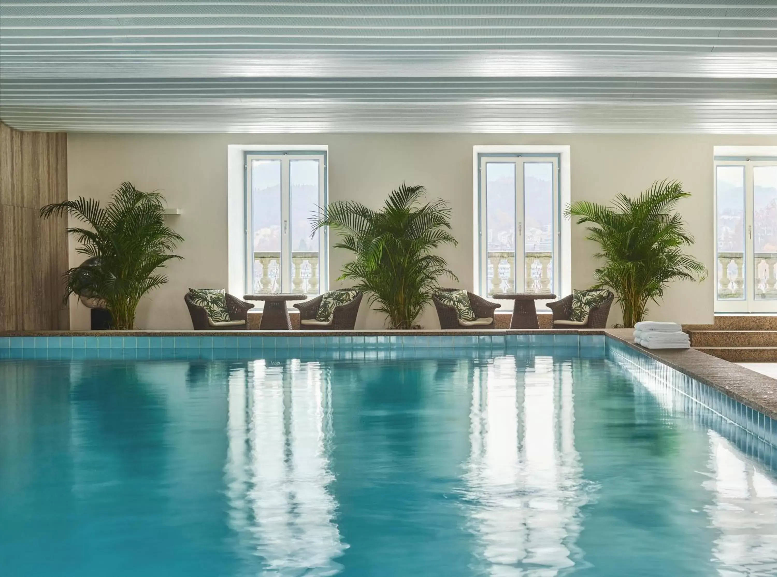 Swimming Pool in Grand Hotel National Luzern