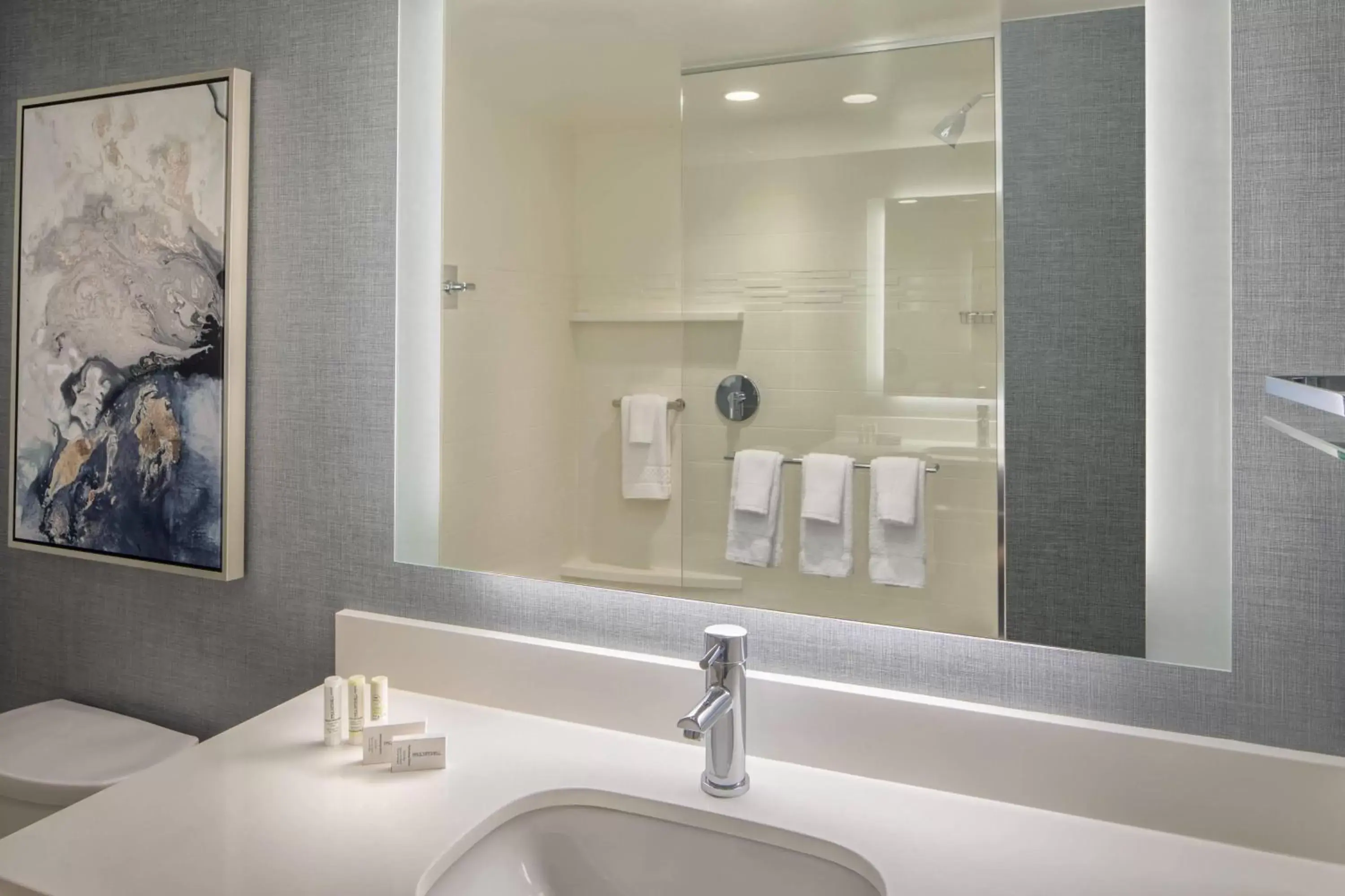 Bathroom in Residence Inn by Marriott Stamford Downtown