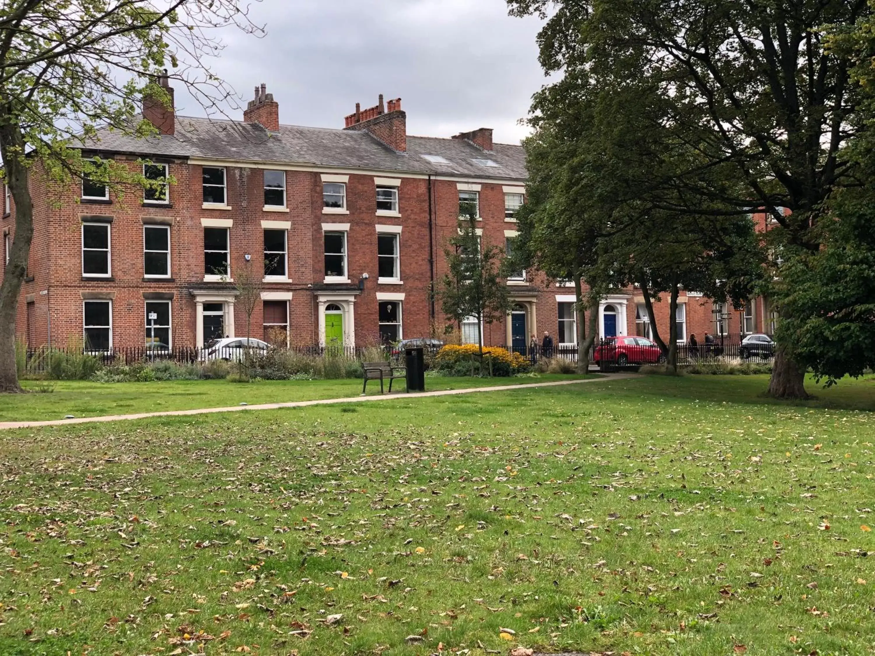 Garden view, Property Building in Winckley Square Residences