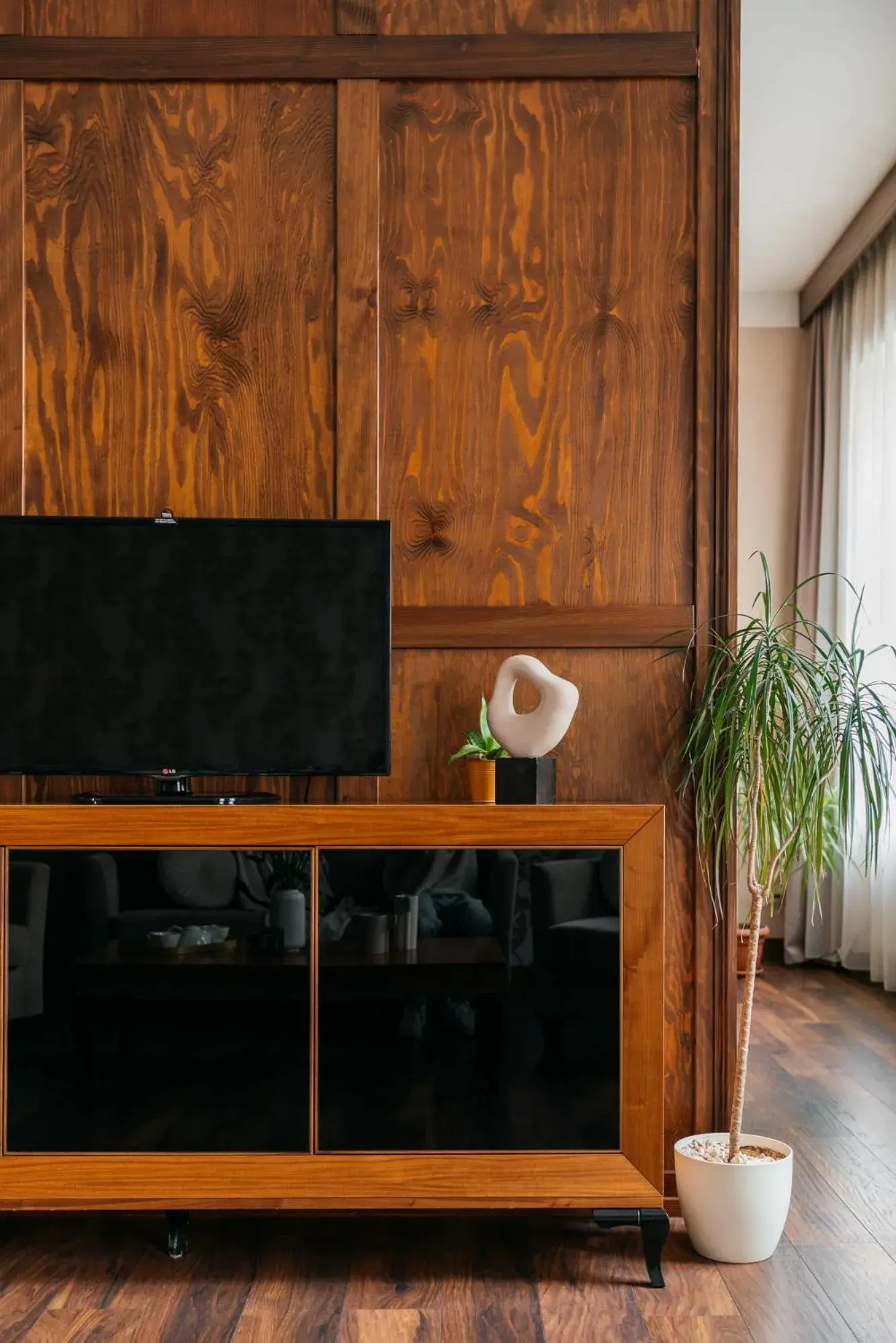 TV and multimedia, Bathroom in Topolowa Residence