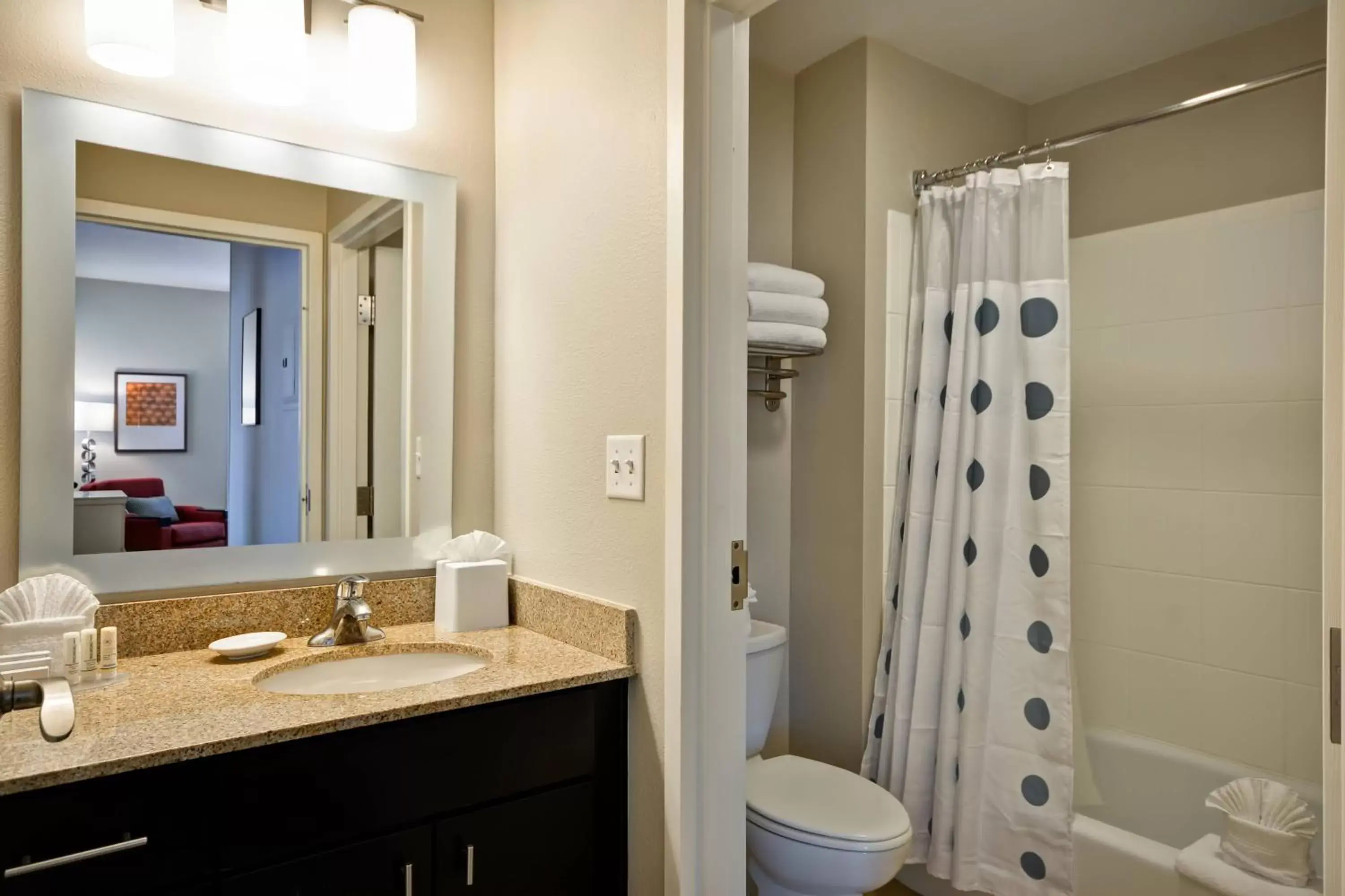 Bathroom in TownePlace Suites Dallas/Lewisville