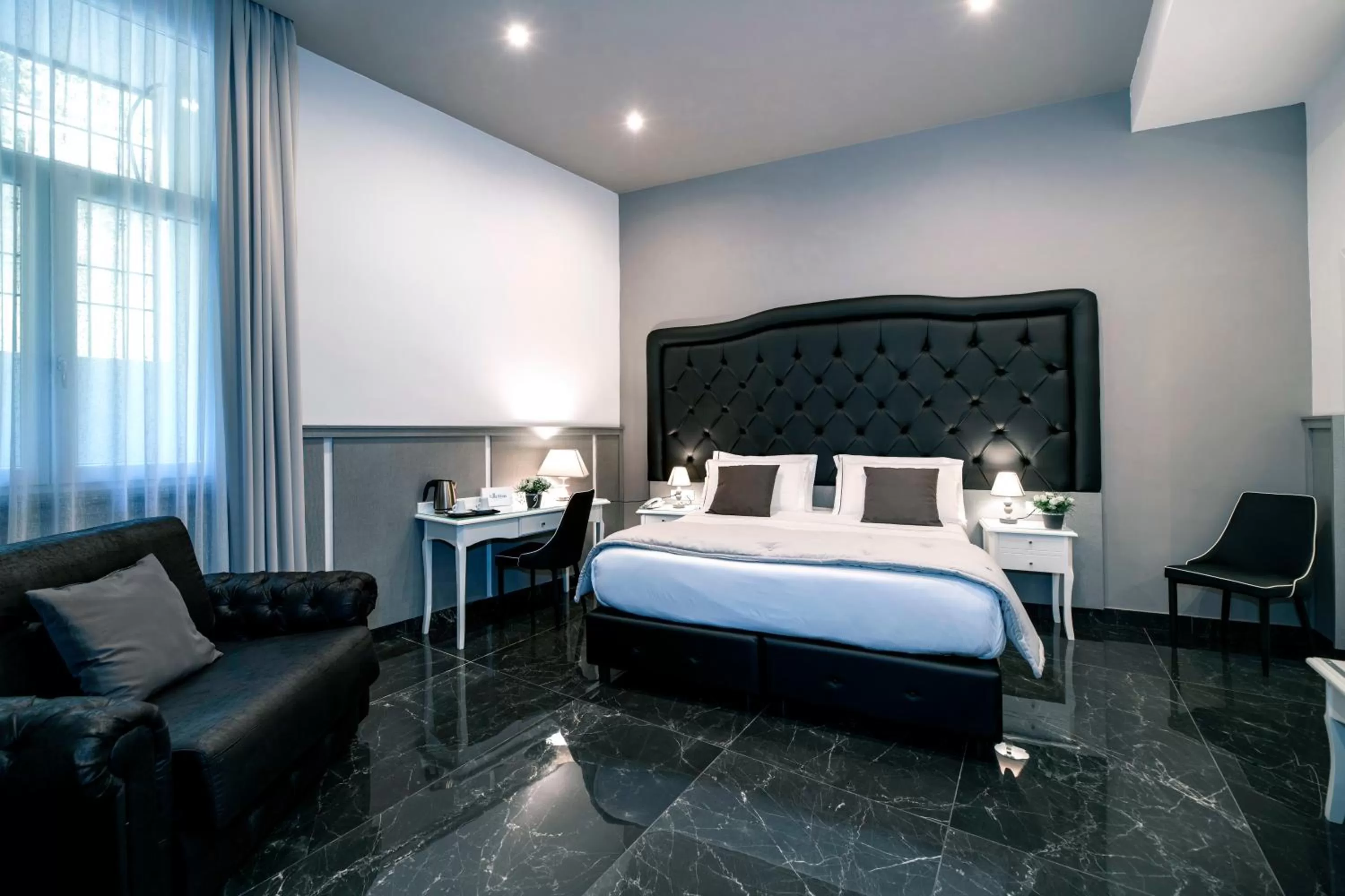 Photo of the whole room, Bed in Villa Elisio Hotel & Spa