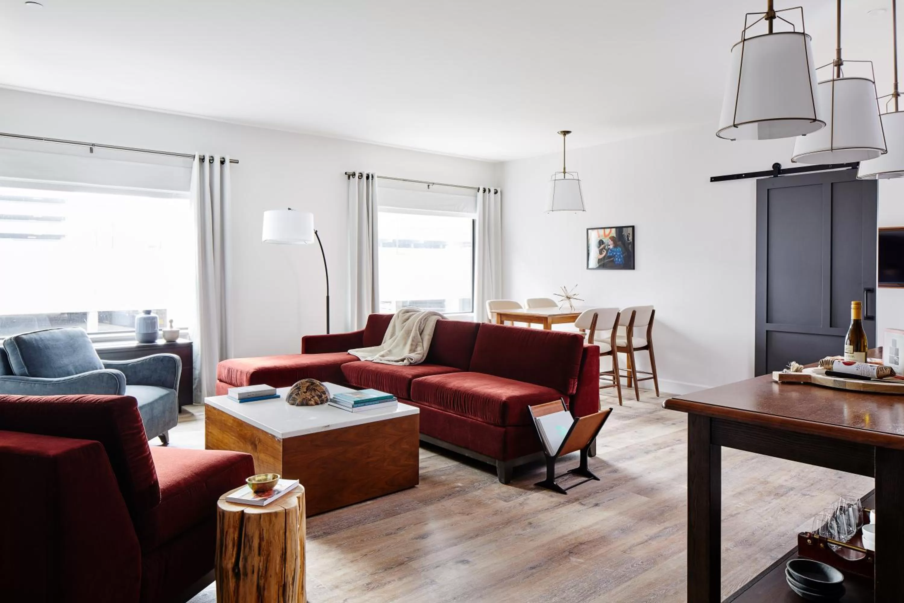 Living room in The Blake Hotel