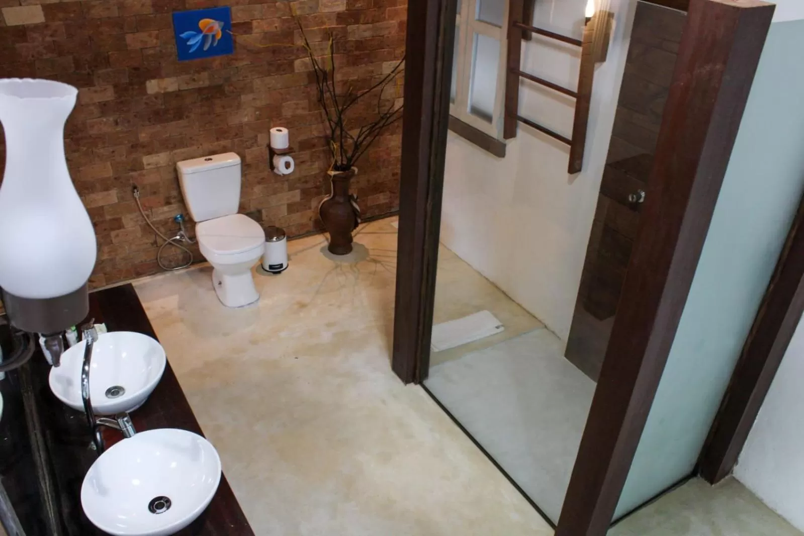 Bathroom in Pousada dos Hibiscus