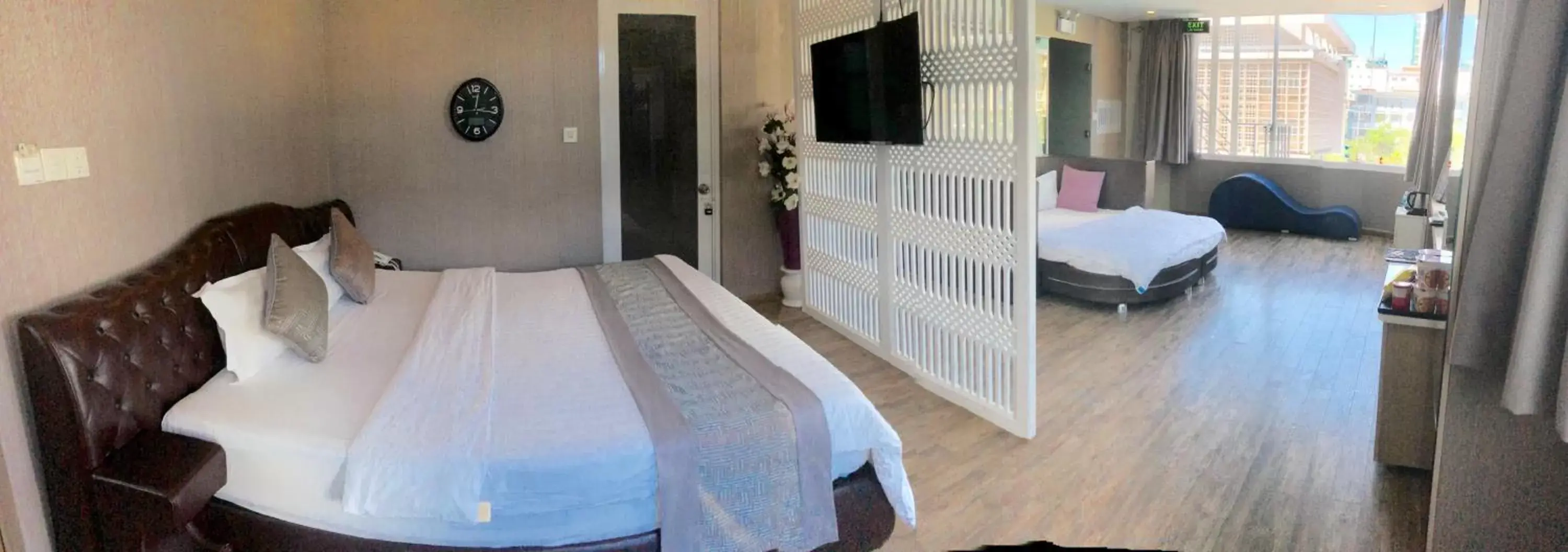 Bedroom, Bed in New Sun Hotel