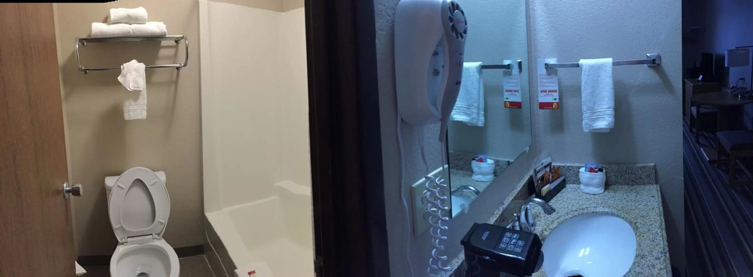 Bathroom in Super 8 by Wyndham Dillon