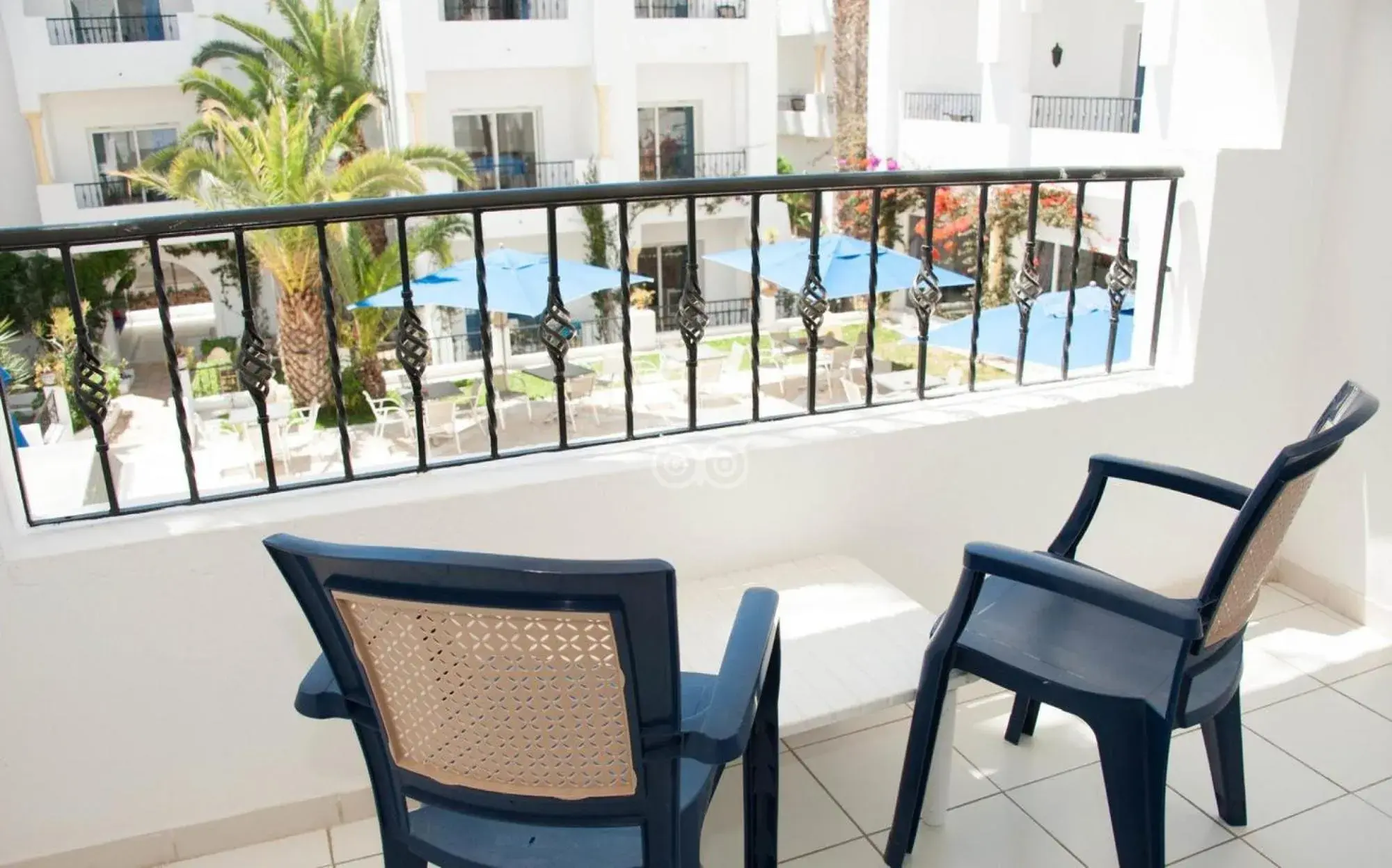 Balcony/Terrace in Hotel Nesrine Hammamet