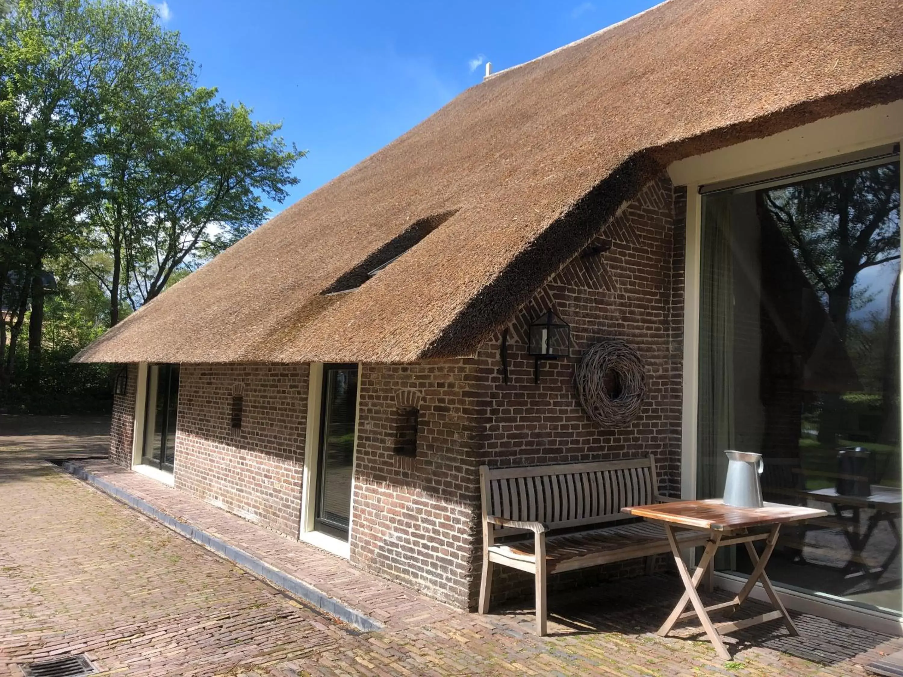 Inner courtyard view in B&B Otterstee