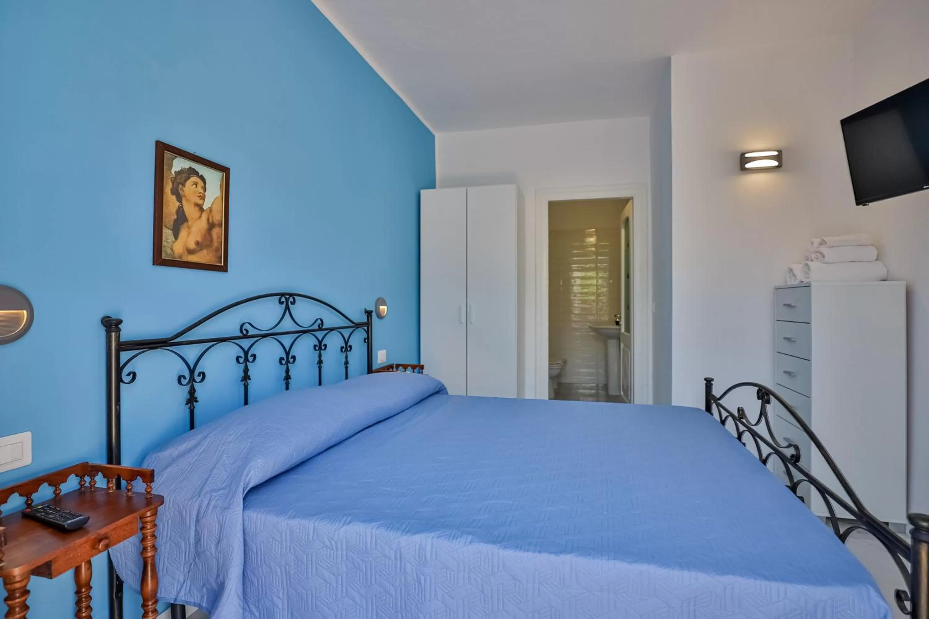 Bedroom, Bed in Il Pineto Paestum Food & Rooms