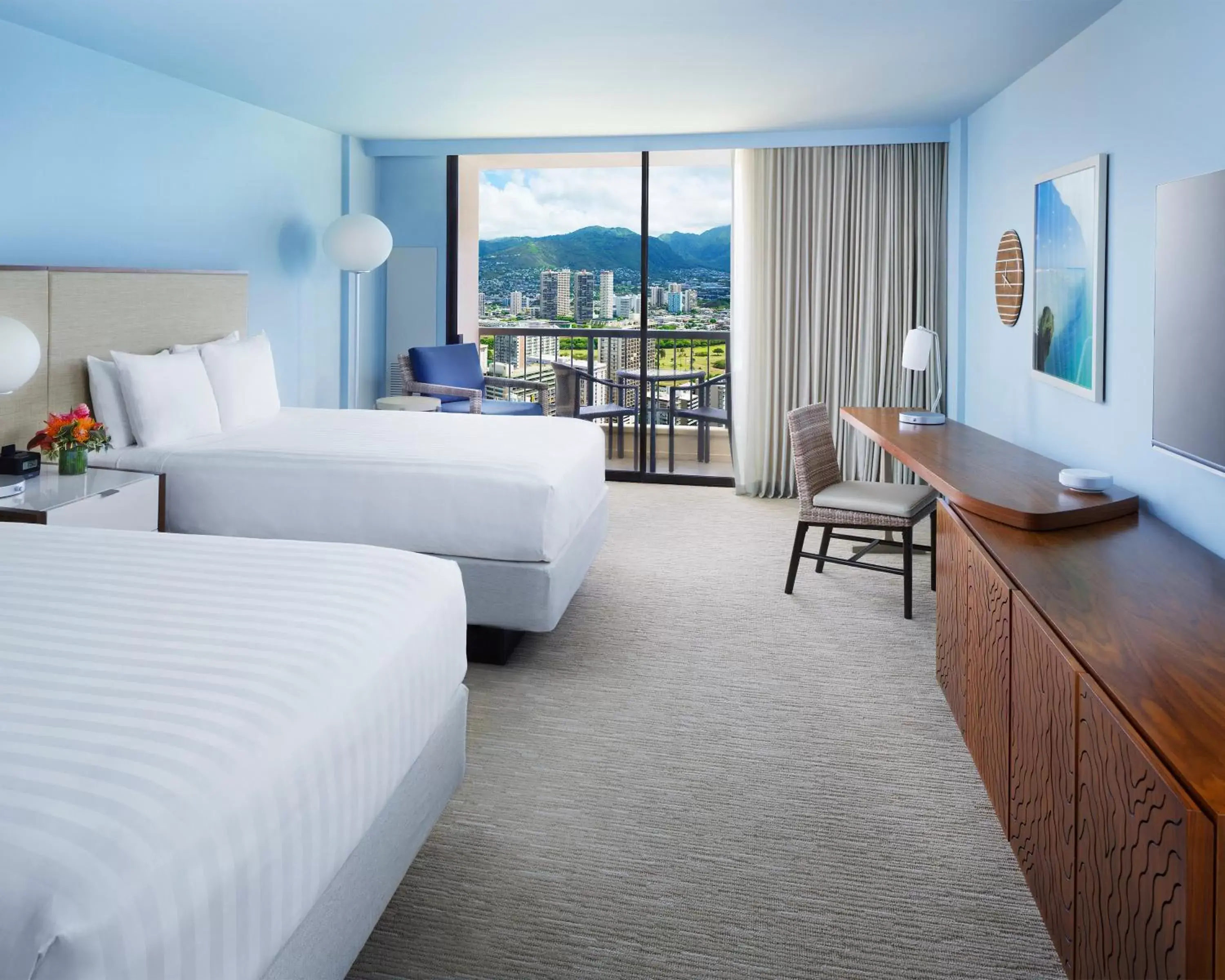 2 Queen Beds Waikiki City View With Club Access in Hyatt Regency Waikiki Beach Resort & Spa