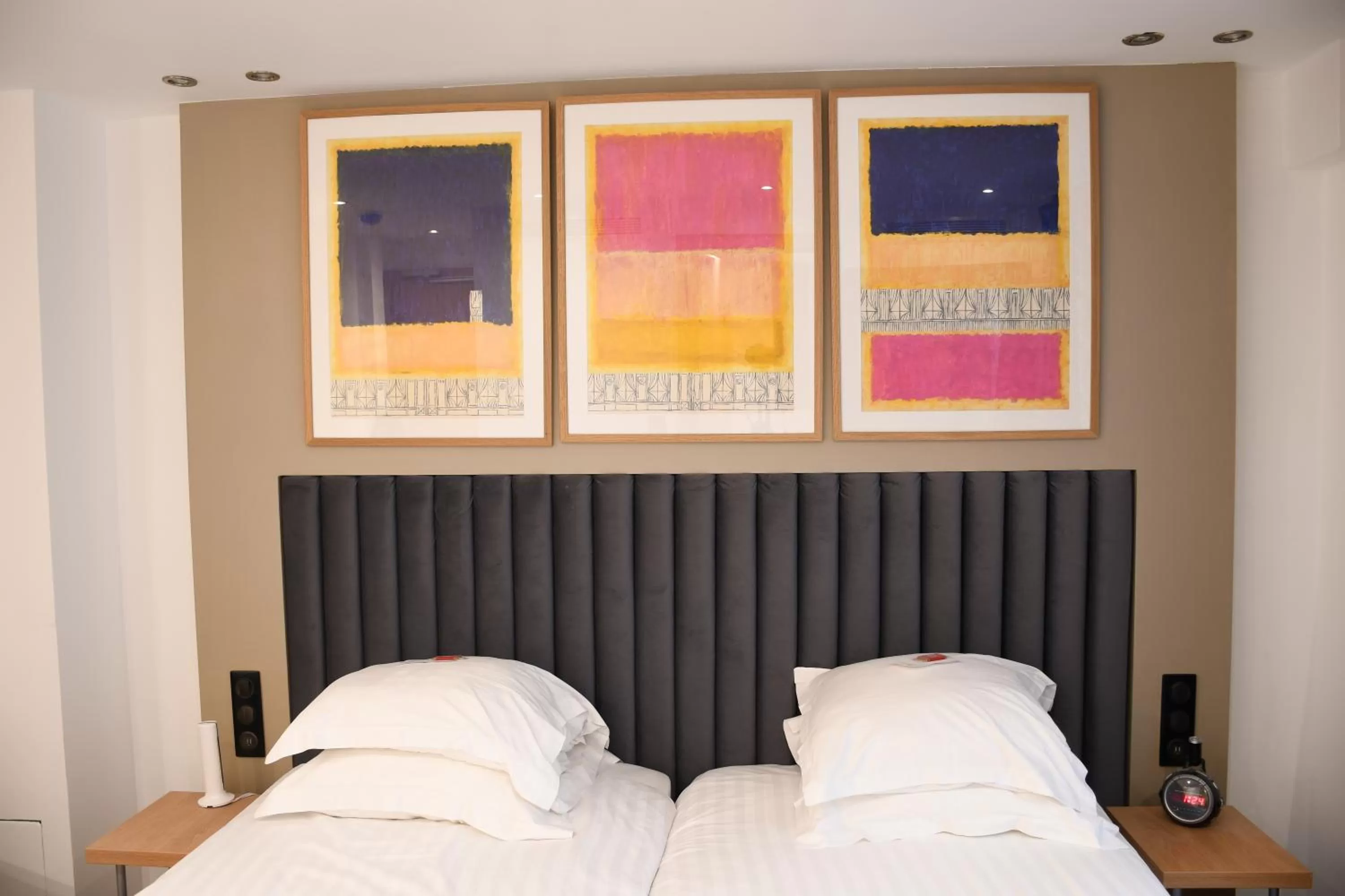 Decorative detail, Bed in Hotel Aida Opera