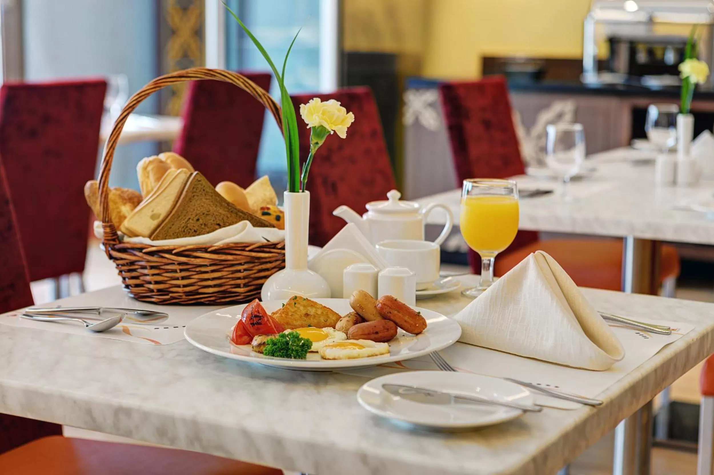 Food and drinks in Abidos Hotel Apartment Dubai Land