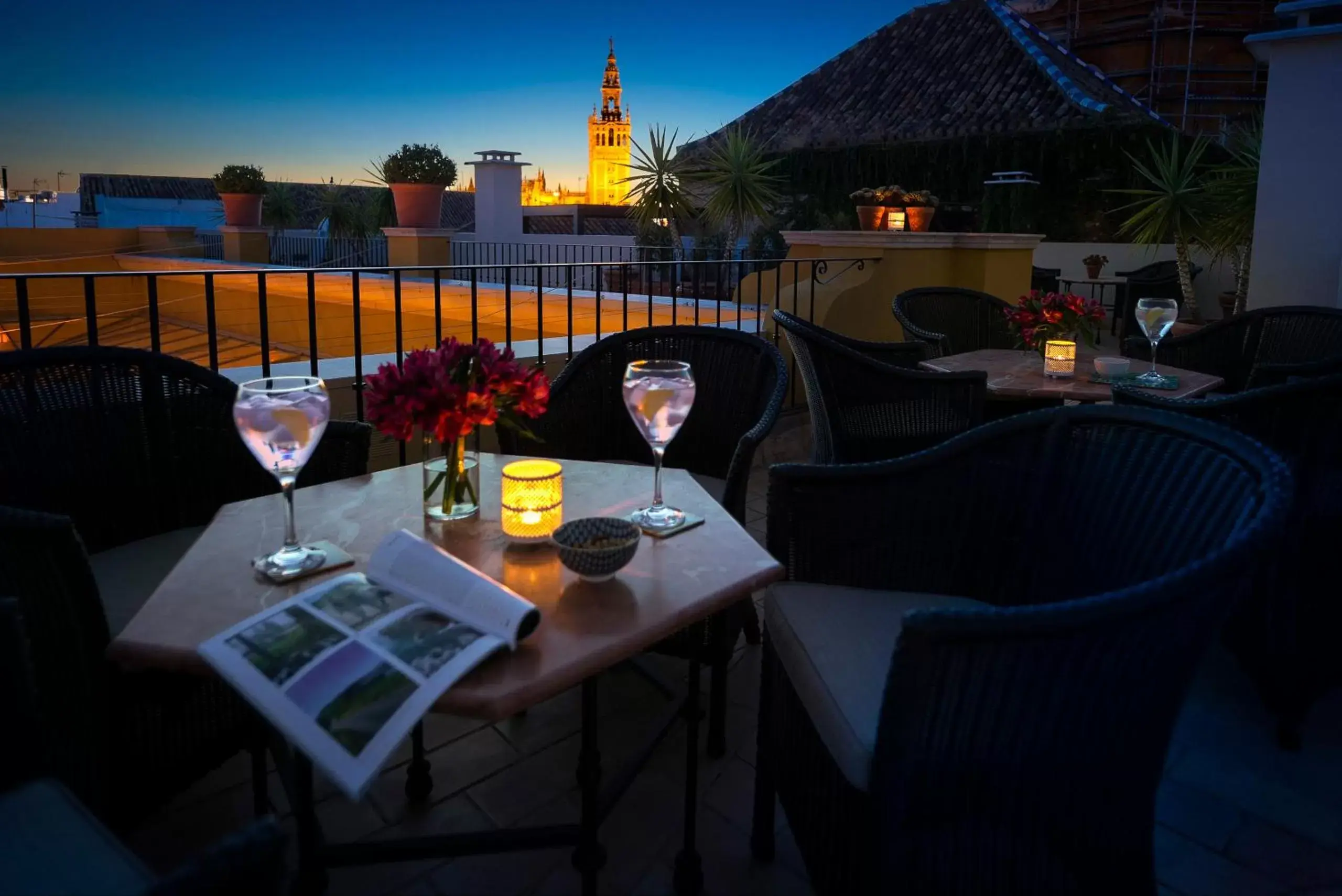 Balcony/Terrace, Restaurant/Places to Eat in Hotel Casa Del Poeta