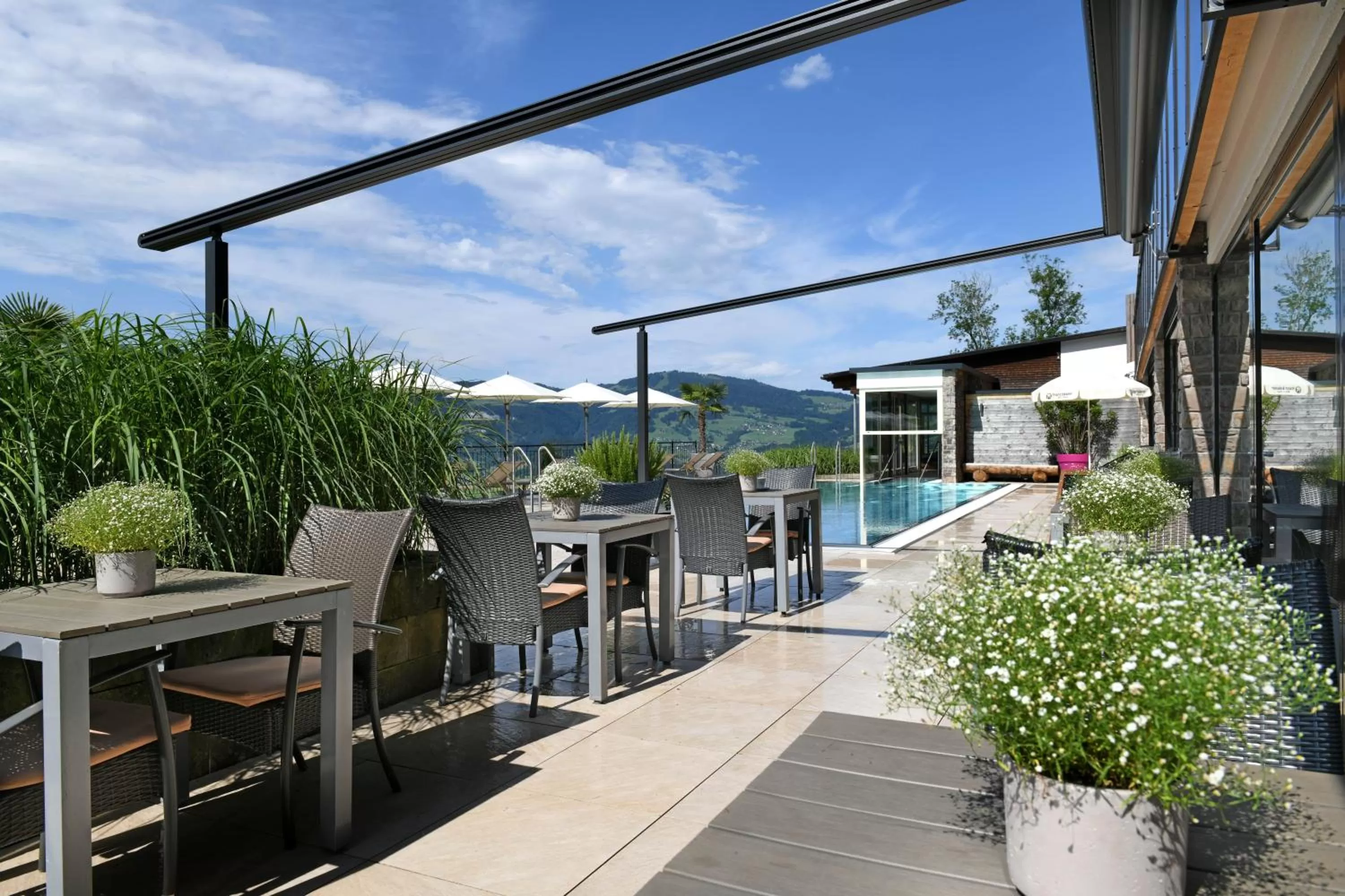 Balcony/Terrace in Hotel St Hubertus