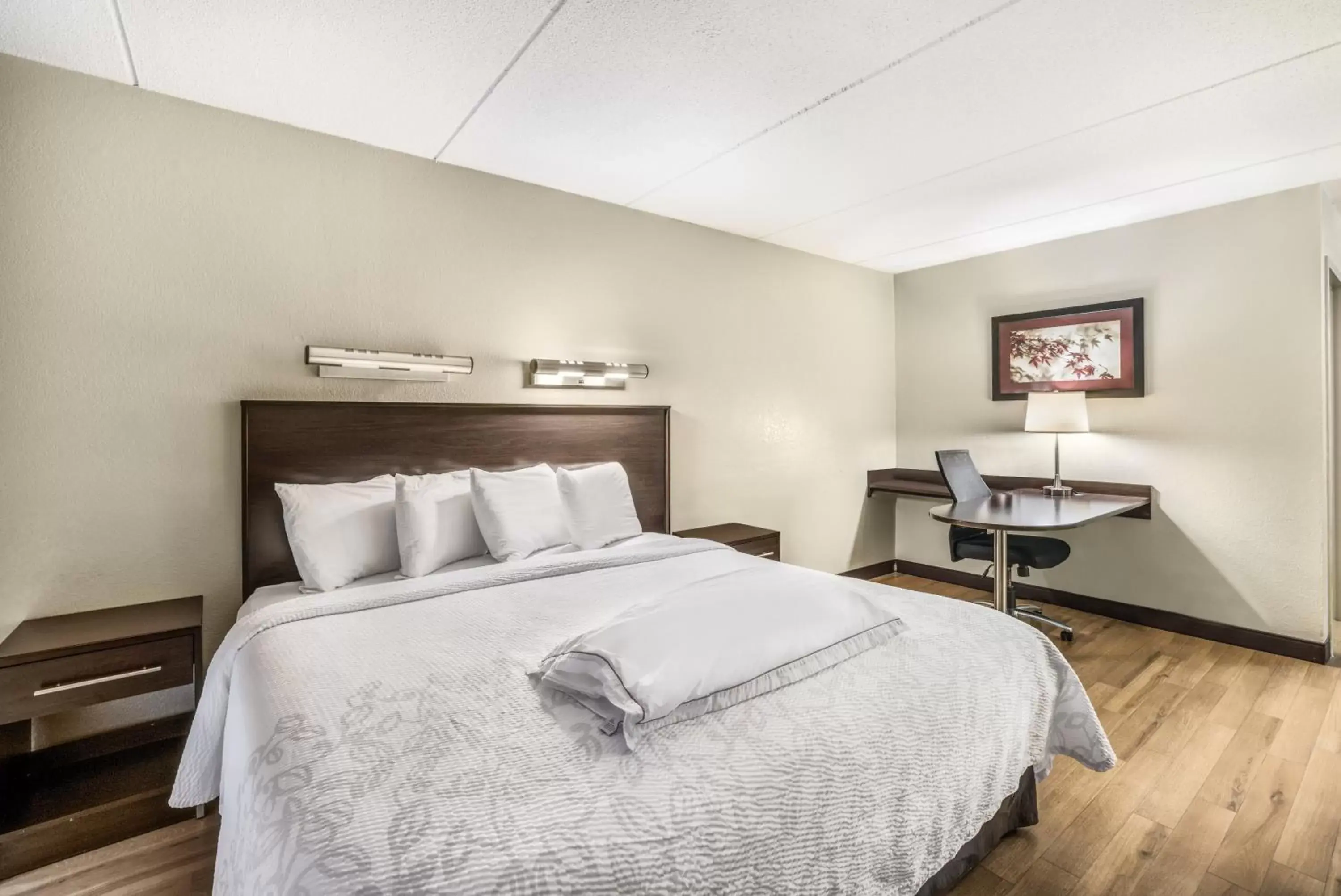 Bedroom, Bed in Red Roof Inn PLUS+ Boston - Woburn/ Burlington