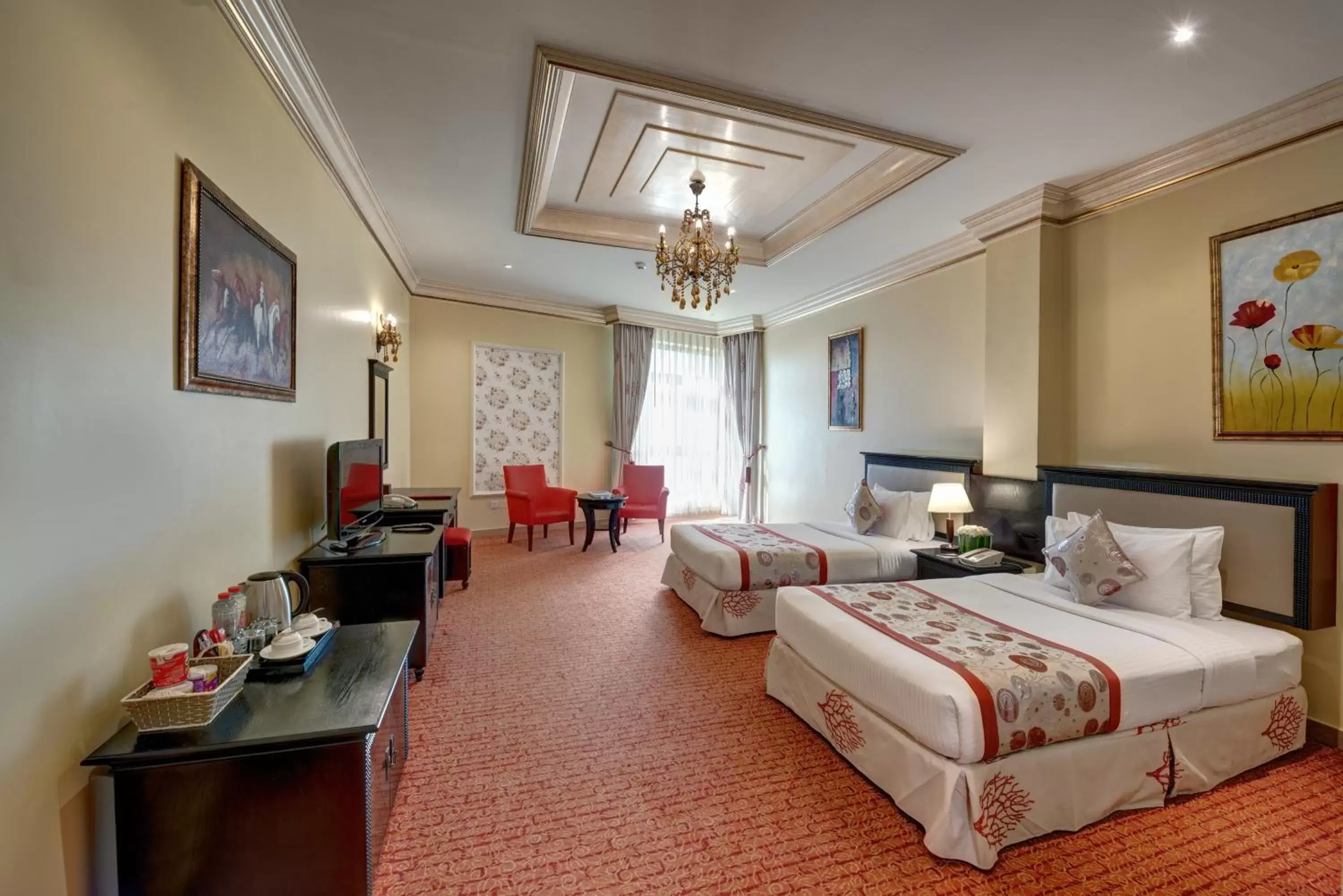 Balcony/Terrace, Bed in Sahara Beach Resort & Spa Balcony/Terrace, Bed in Sahara Beach Resort & Spa