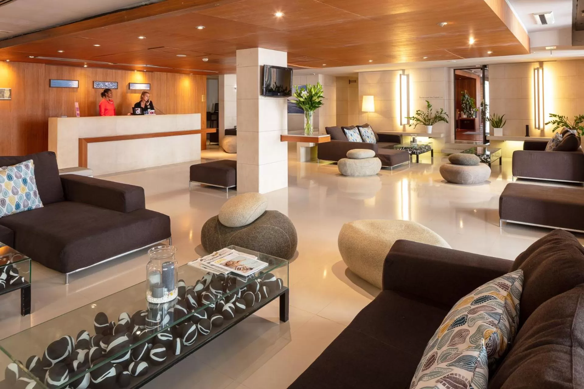 Lobby or reception in Hotel Beau Rivage