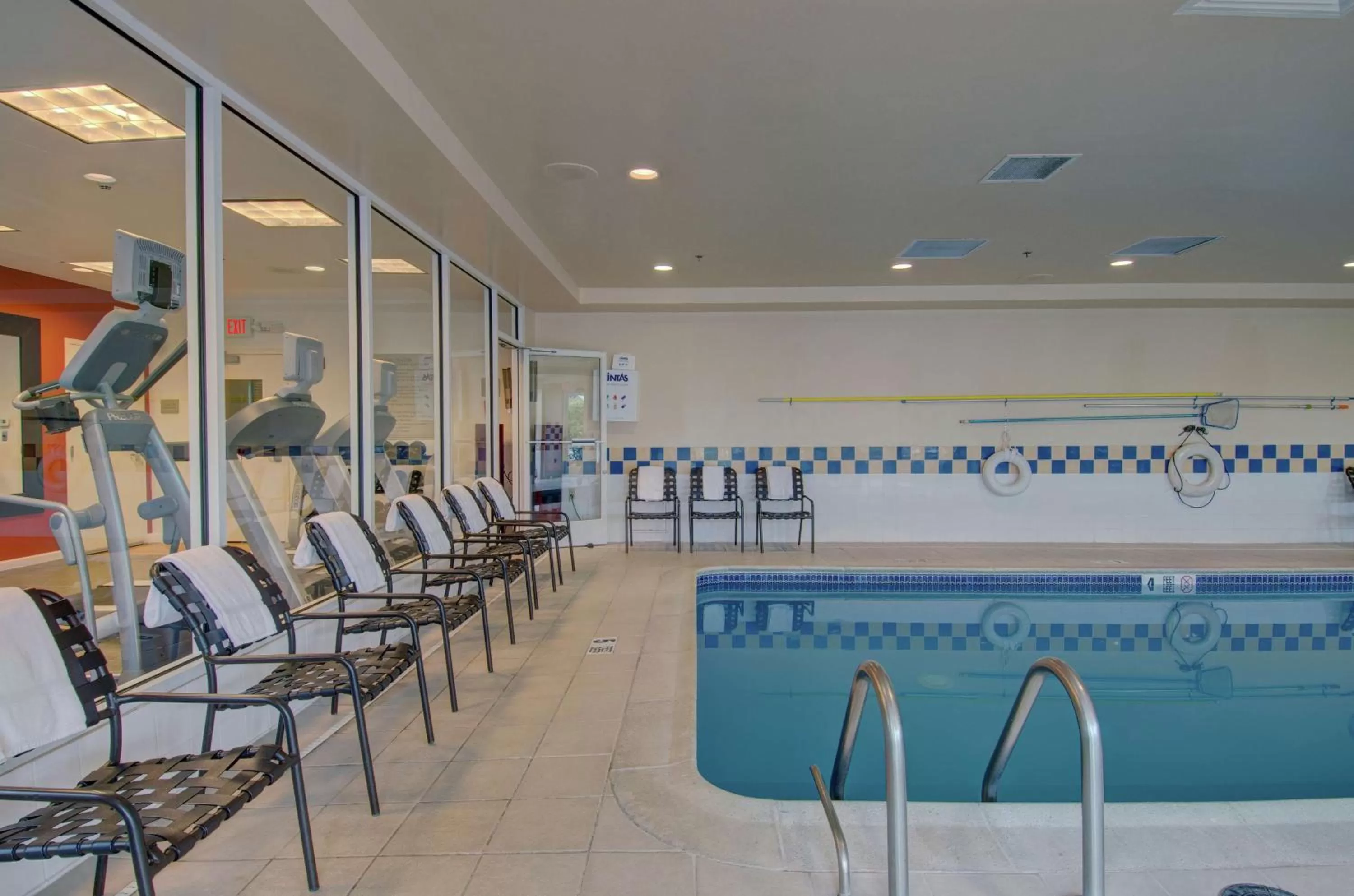 Pool view in Hilton Garden Inn Norwalk