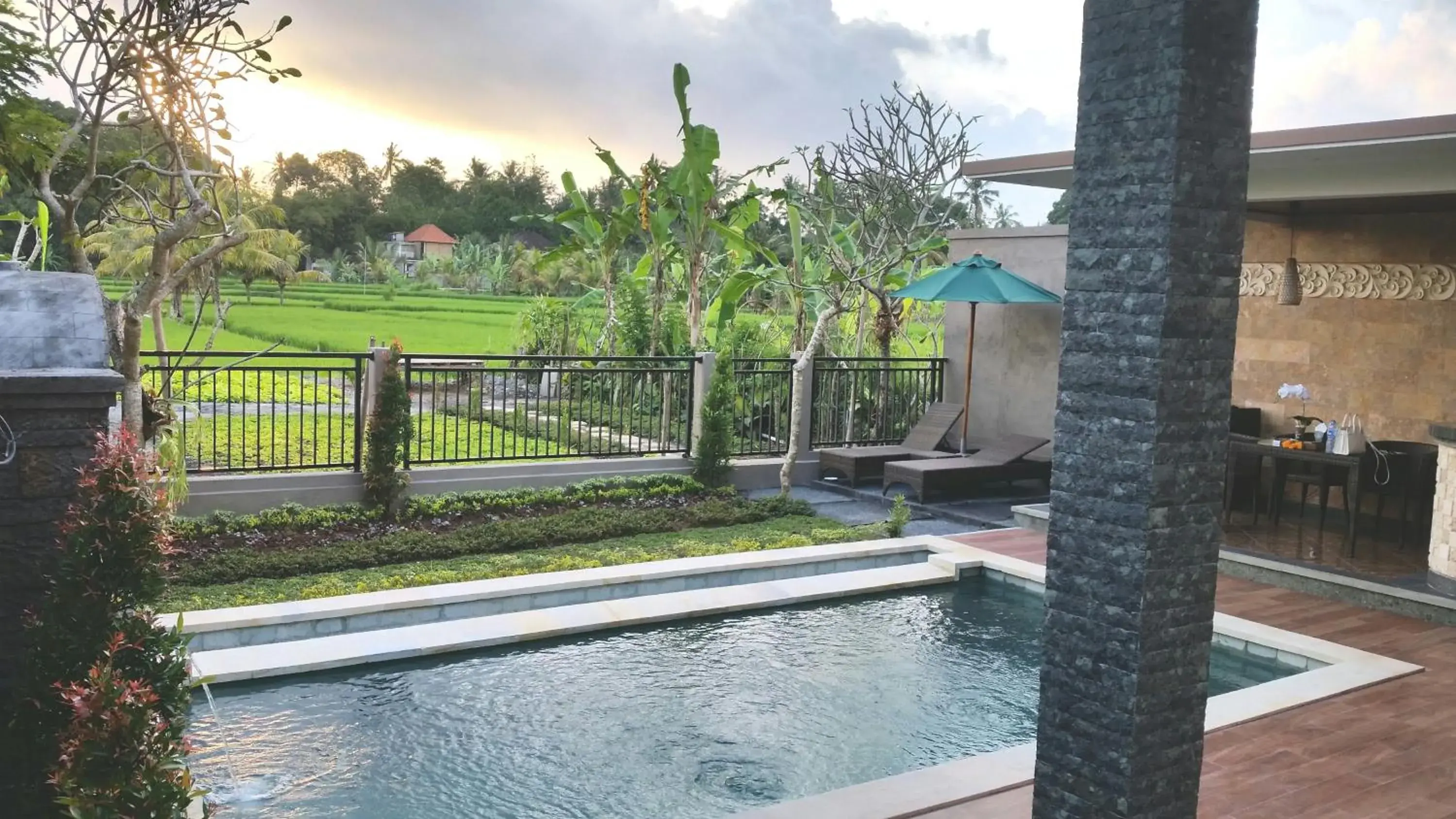 Pool view in Ubud Paradise Villa