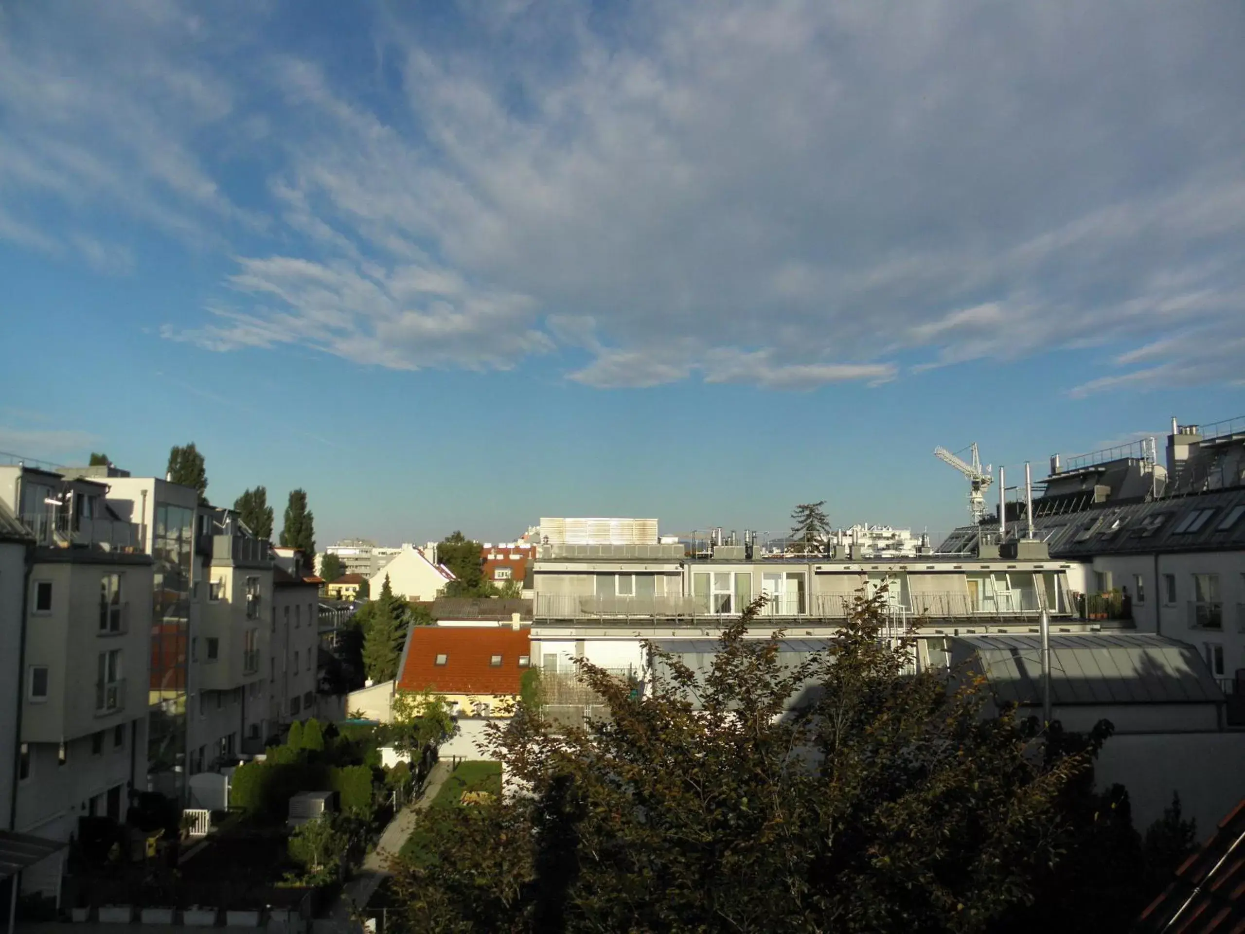 City view in Hotel Donaustadt Kagran - at Metro U1