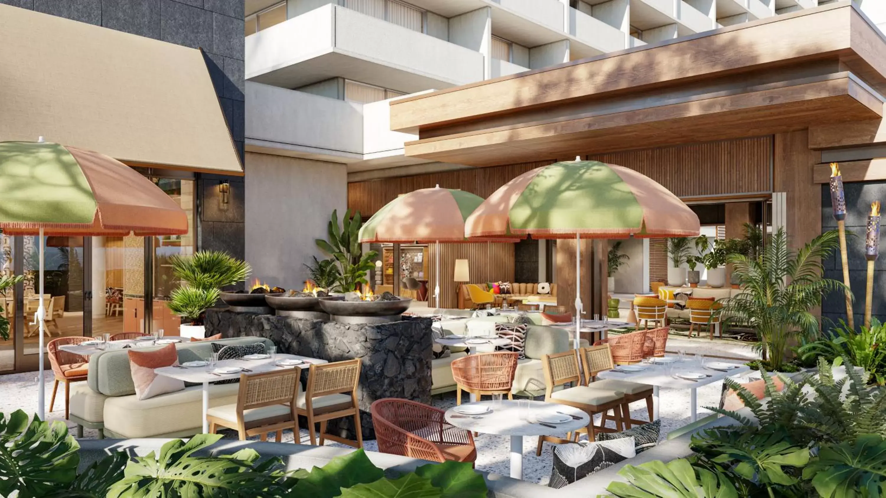 Balcony/Terrace, Restaurant/Places to Eat in Romer Waikiki at The Ambassador