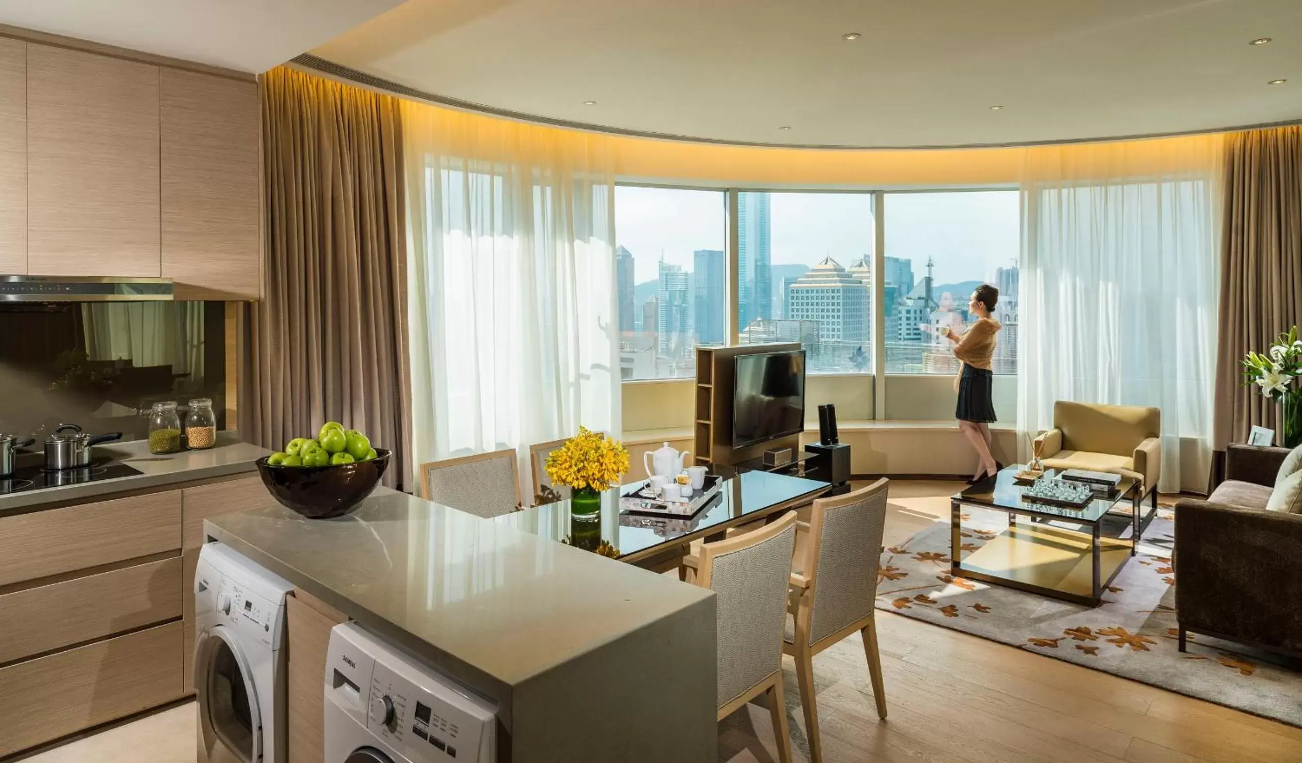 Kitchen or kitchenette in Fraser Suites Guangzhou