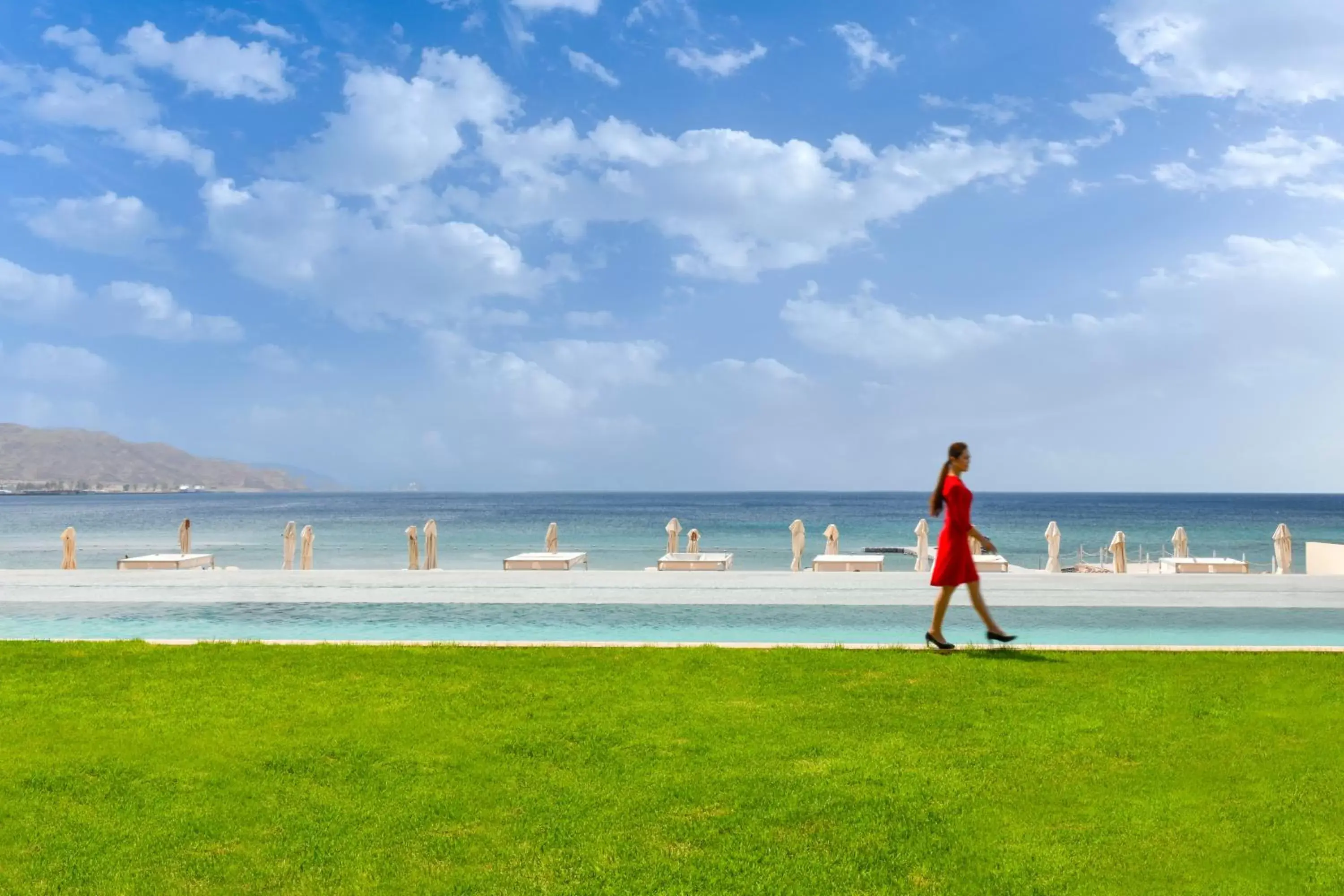 Staff, Beach in Kempinski Hotel Aqaba