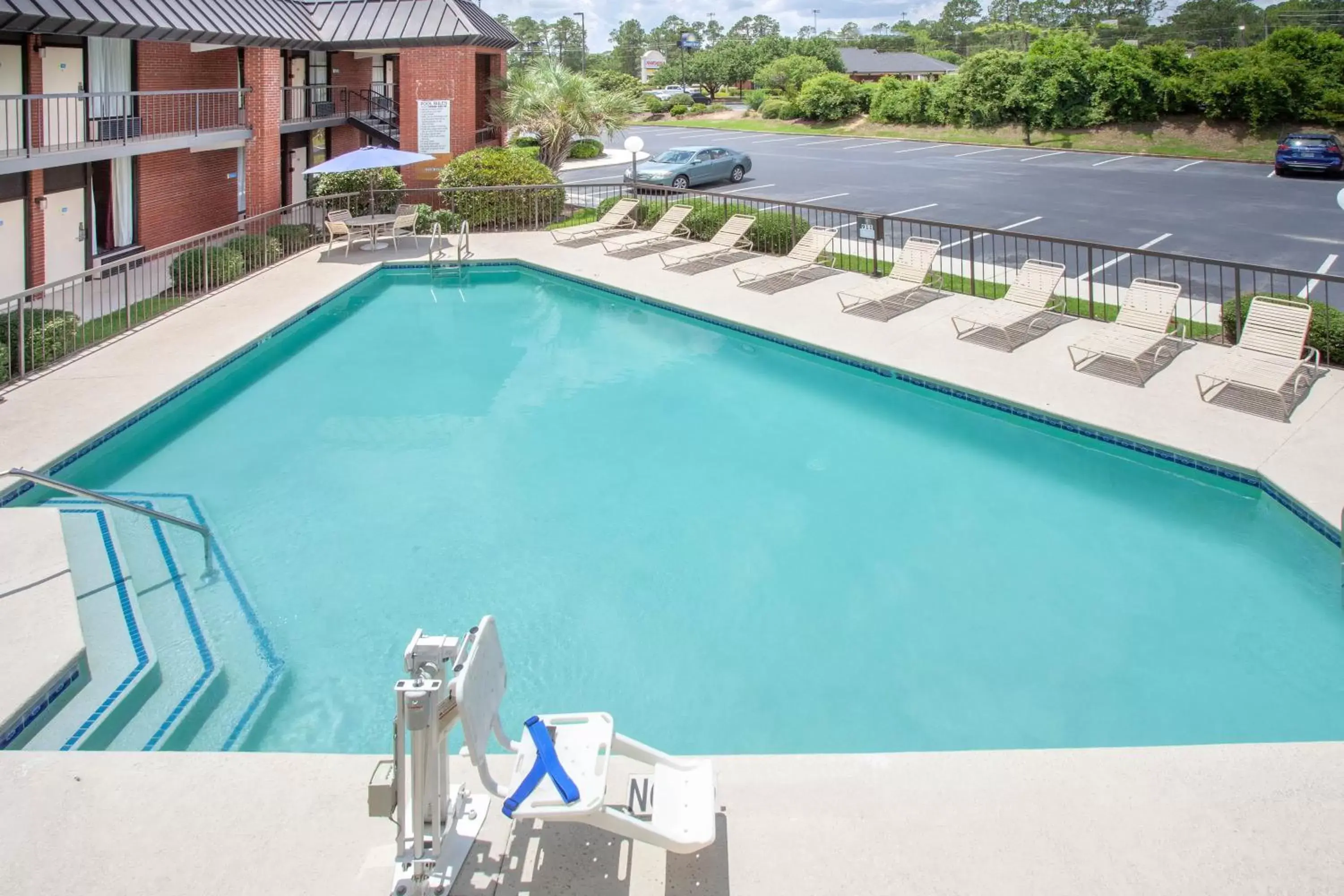 Pool view in Days Inn by Wyndham Statesboro Pool view in Days Inn by Wyndham Statesboro
