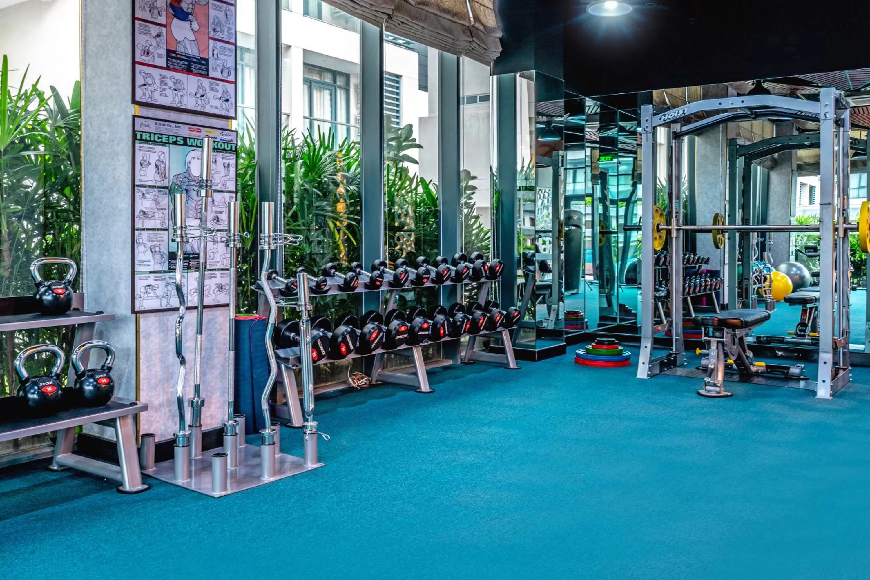 Fitness centre/facilities in Becamex Hotel New City