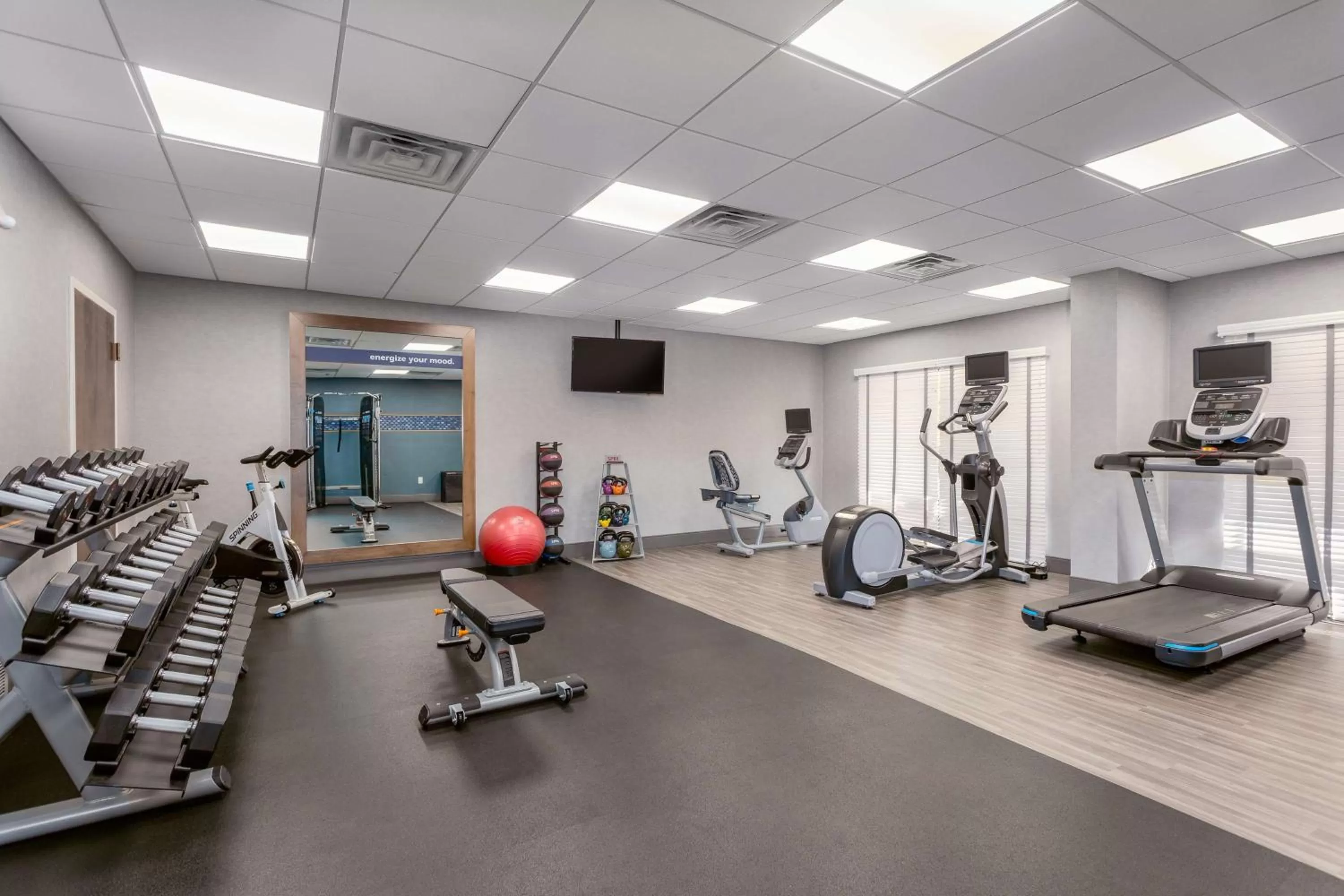 Fitness centre/facilities in Hampton Inn Kingsport