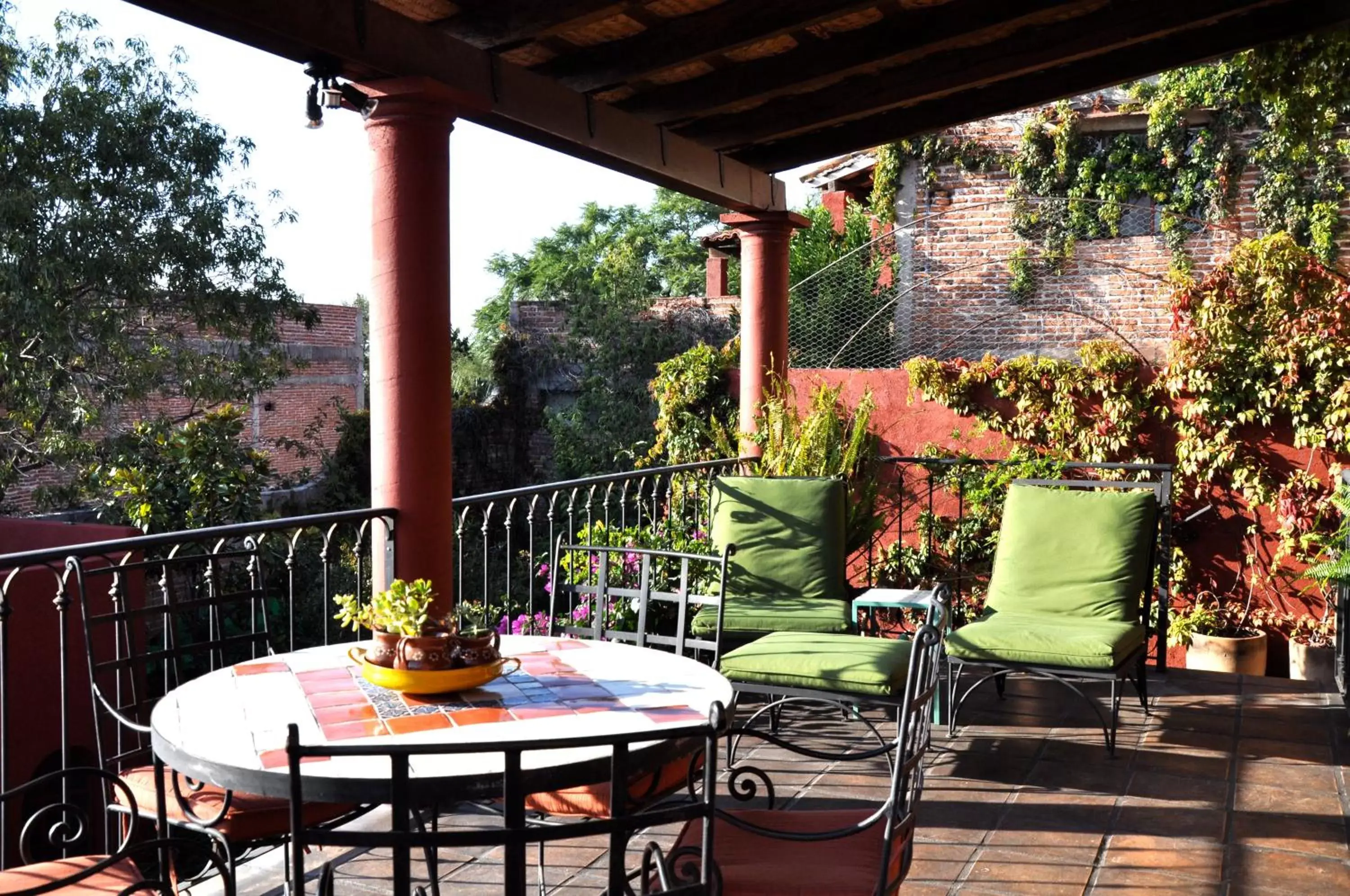 Balcony/Terrace in Casa de la Cuesta B&B