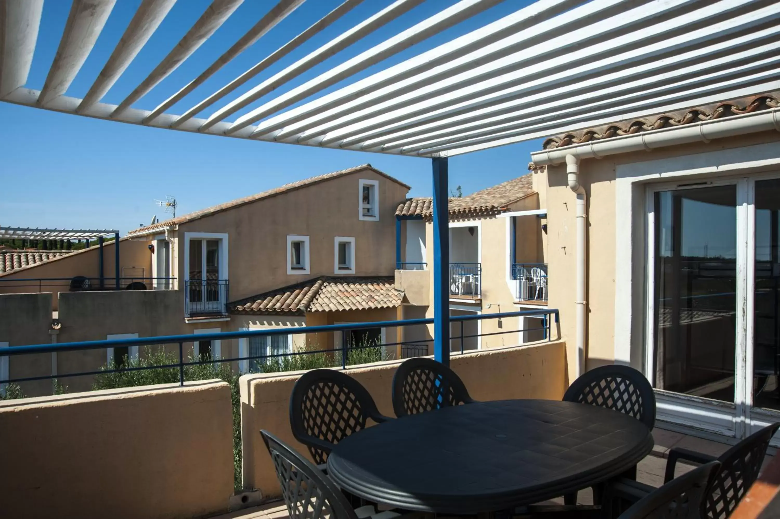 Balcony/Terrace in Hôtel Le Leukos