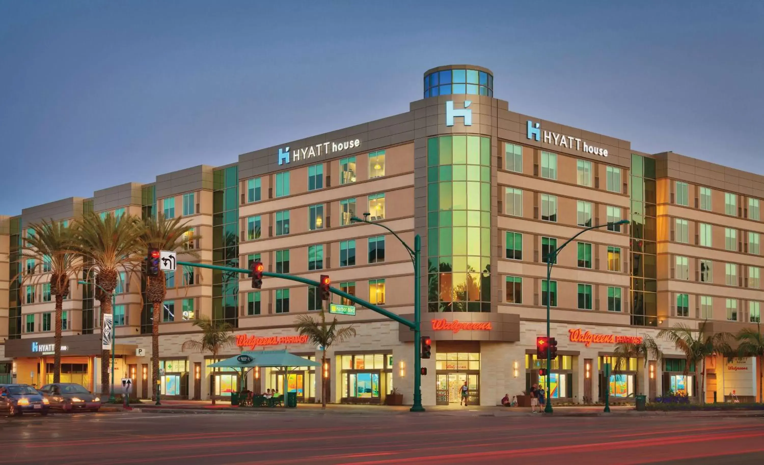 Property building in Hyatt House at Anaheim Resort/Convention Center