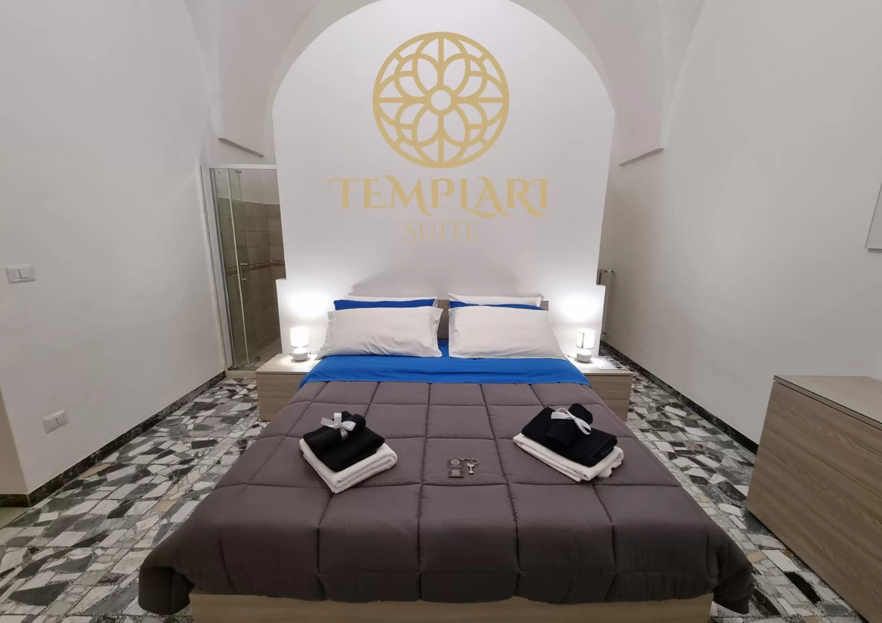 Bed in TEMPLARI SUITE - B&B Mesagne