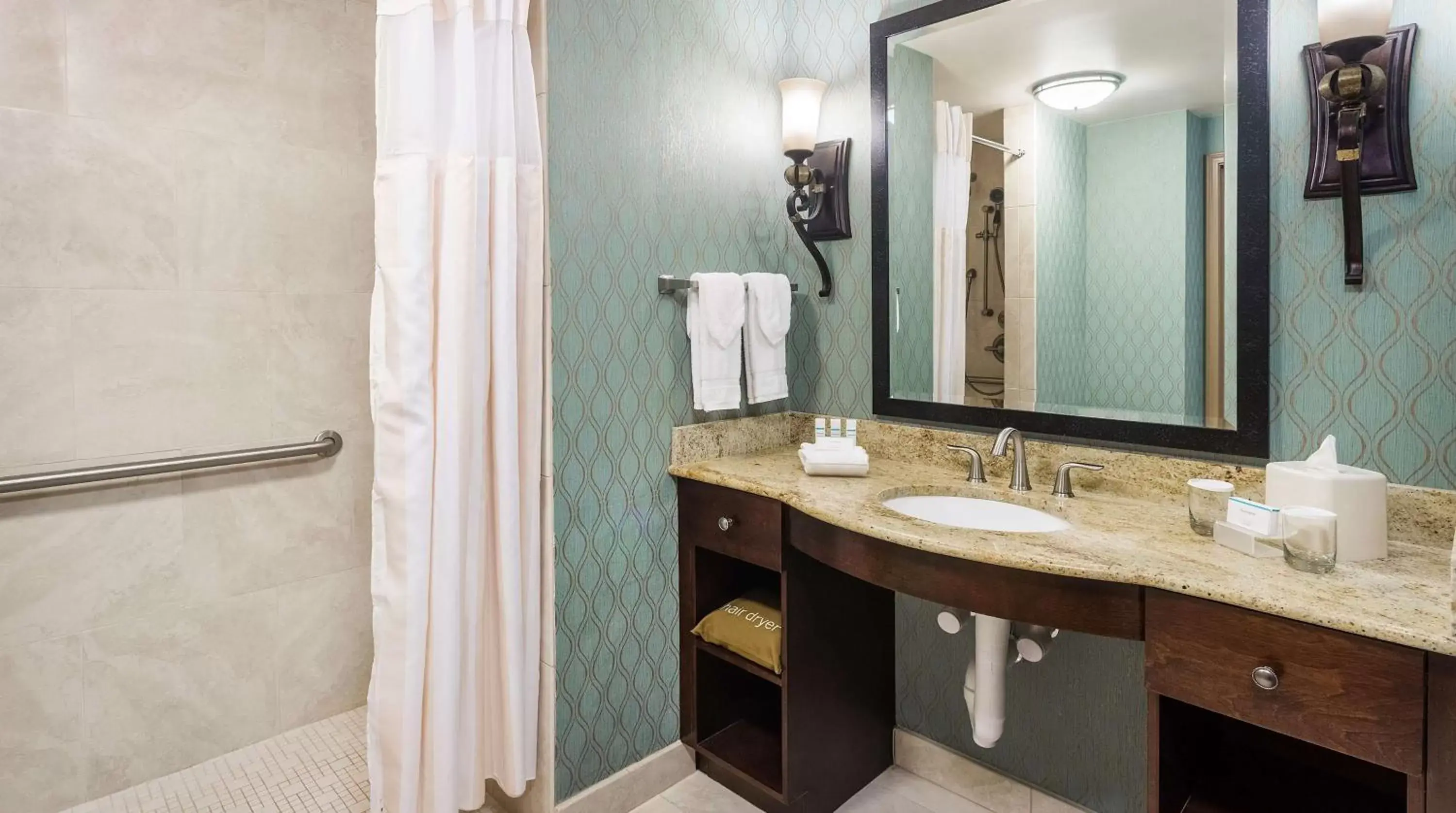 Bathroom in Homewood Suites by Hilton Shreveport Bossier City, LA