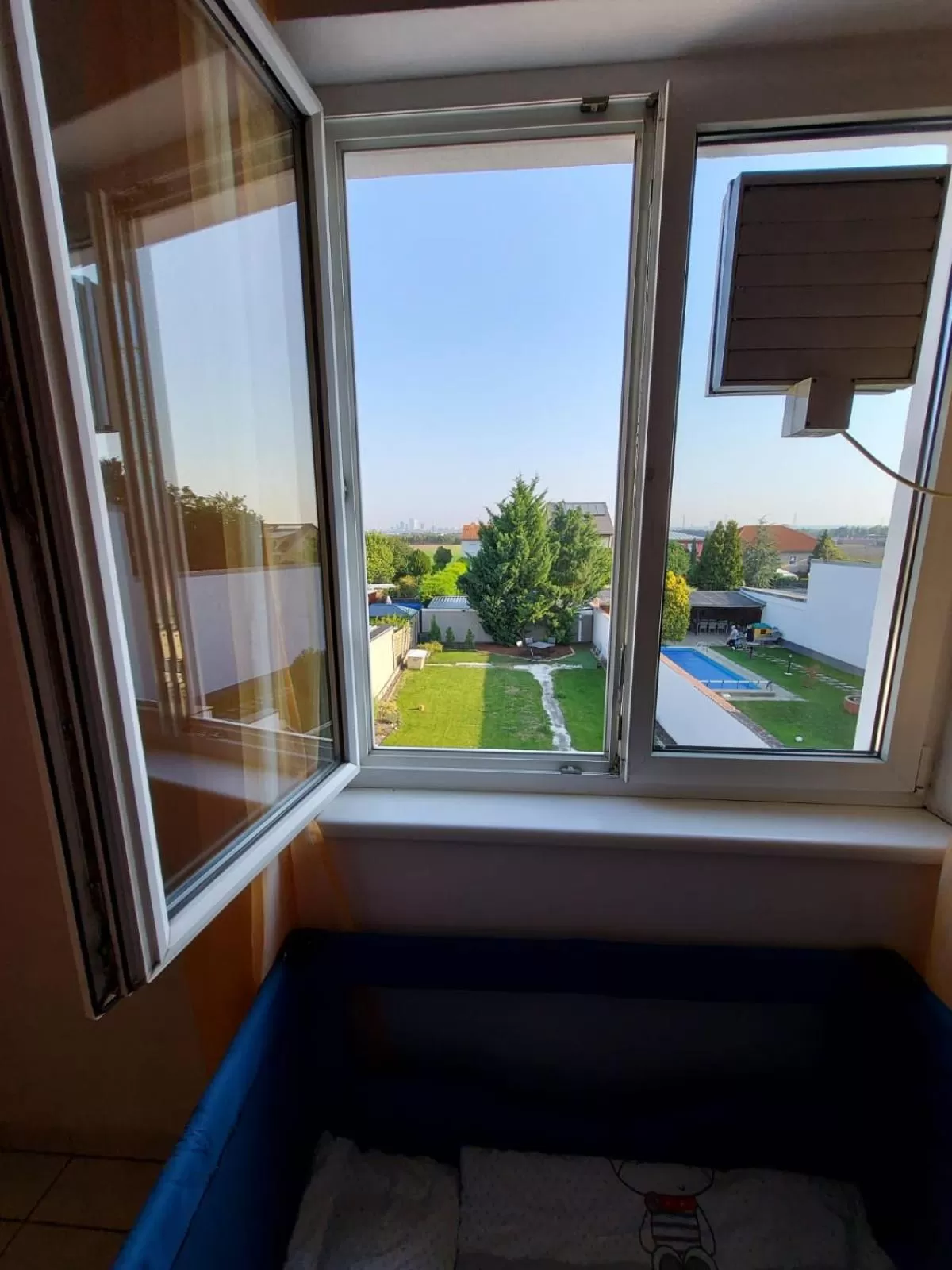 Garden view in Pension Claudia